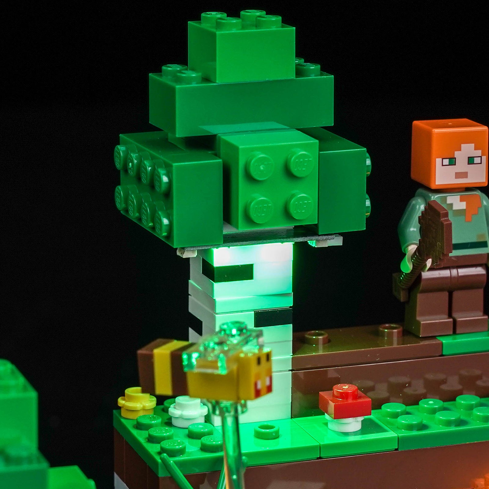 BrickBling Light Kit for LEGO Minecraft First Night Adventure 21593