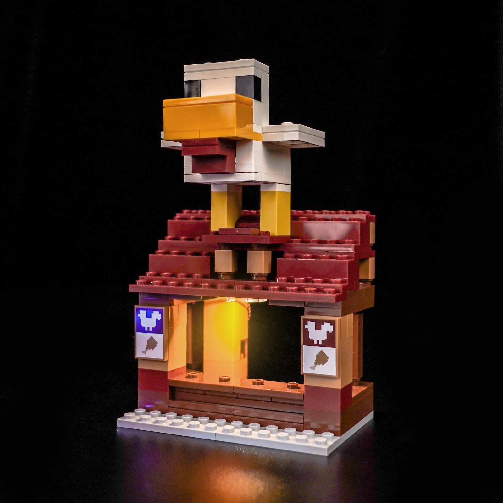 BrickBling Light Kit for LEGO  Minecraft The Ghast Balloon Village Attack 21273
