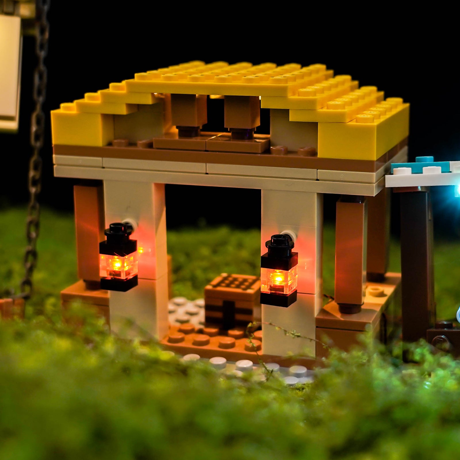 BrickBling Light Kit for LEGO  Minecraft The Ghast Balloon Village Attack 21273