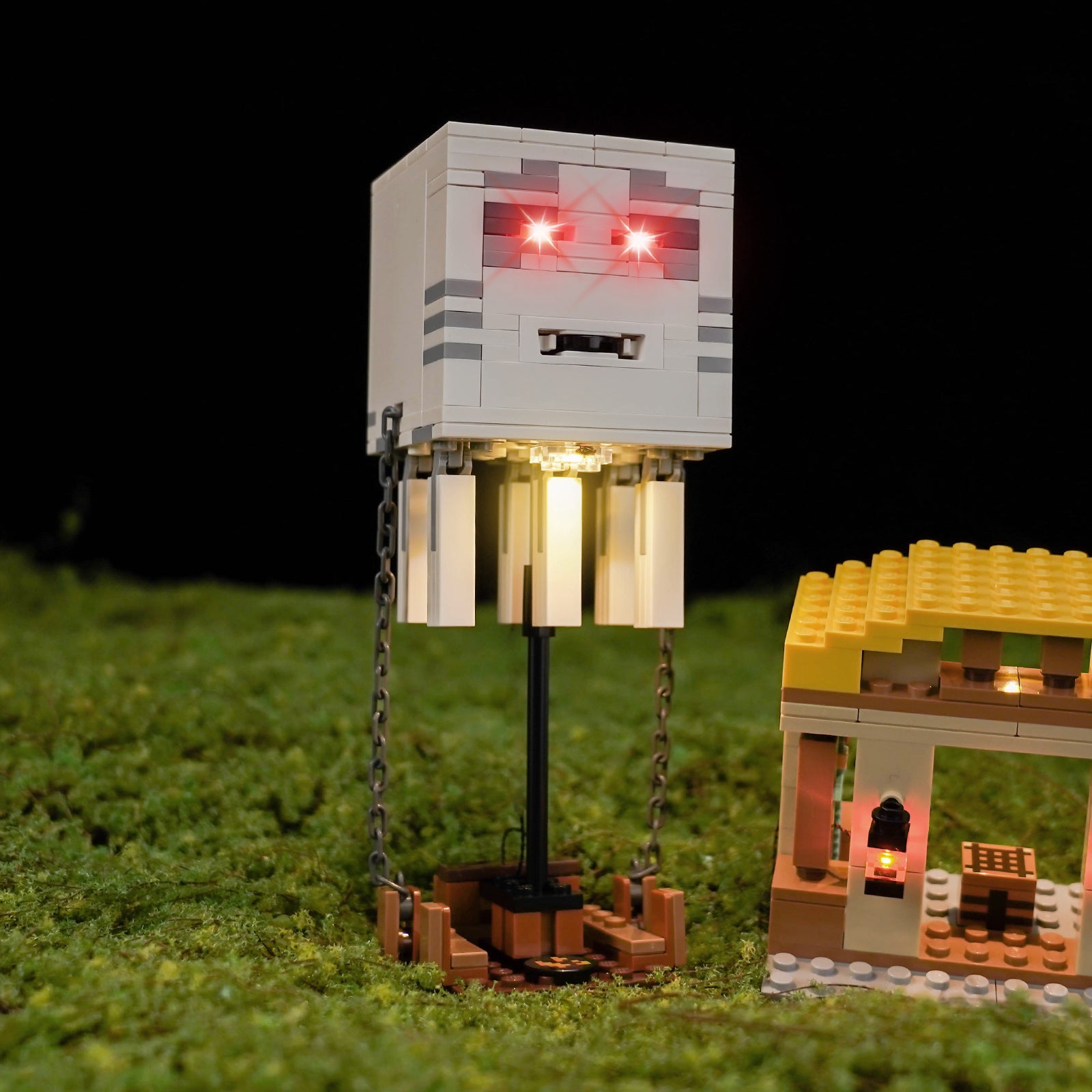 BrickBling Light Kit for LEGO  Minecraft The Ghast Balloon Village Attack 21273