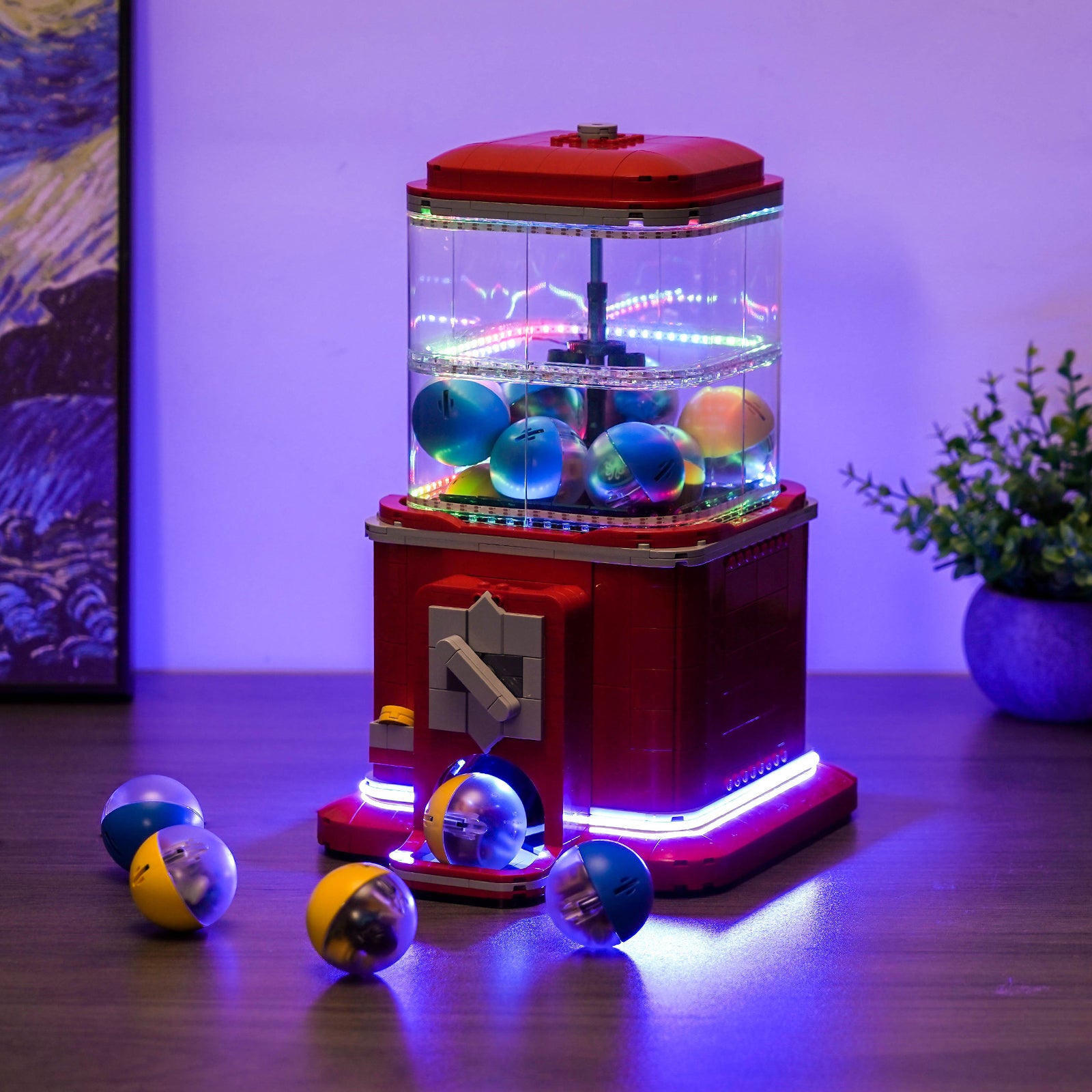 BrickBling Light Kit for LEGO Ideas Minifigure Vending Machine 21358