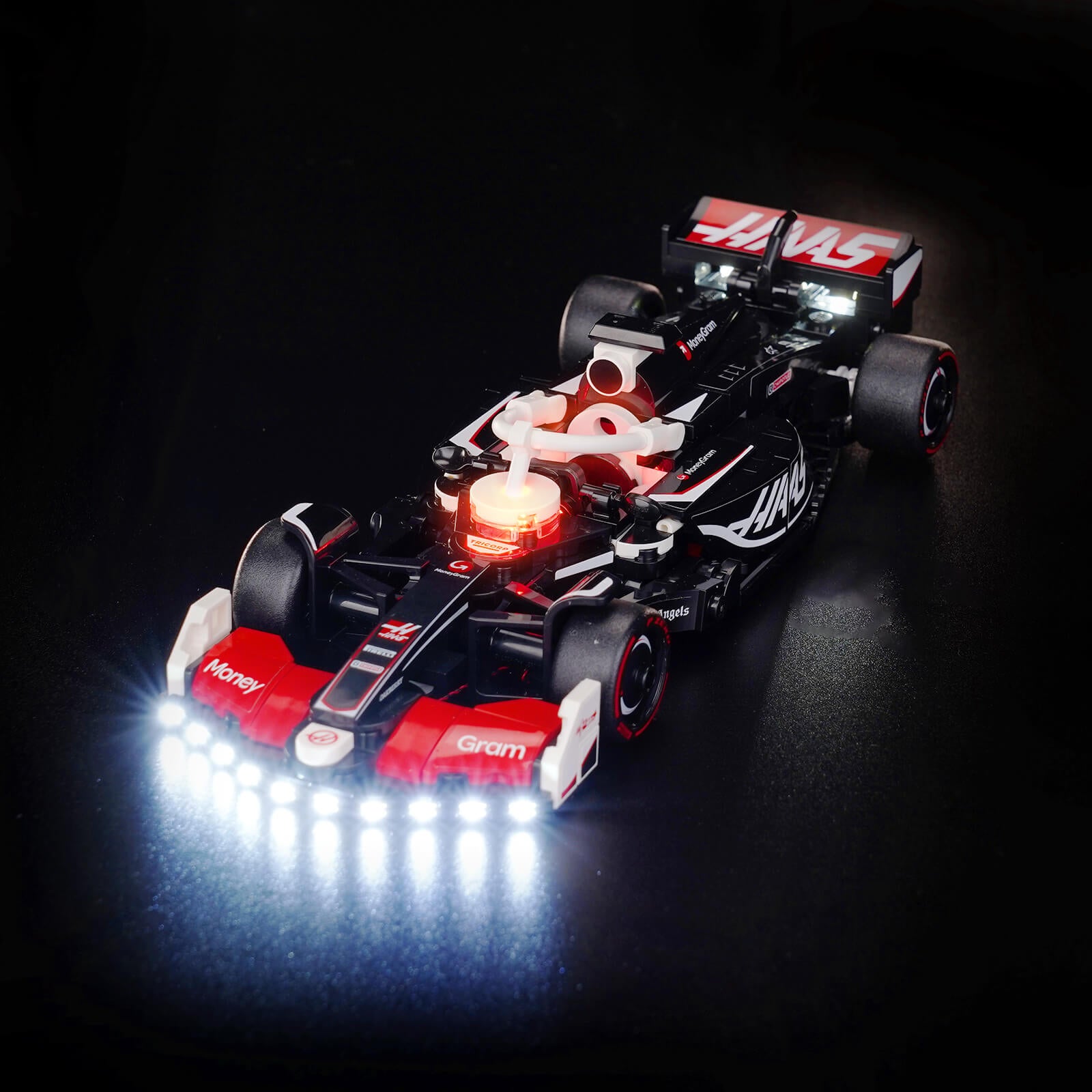 BrickBling Light Kit for LEGO Speed Champions MoneyGram Haas F1® Team VF-24 Race Car 77250