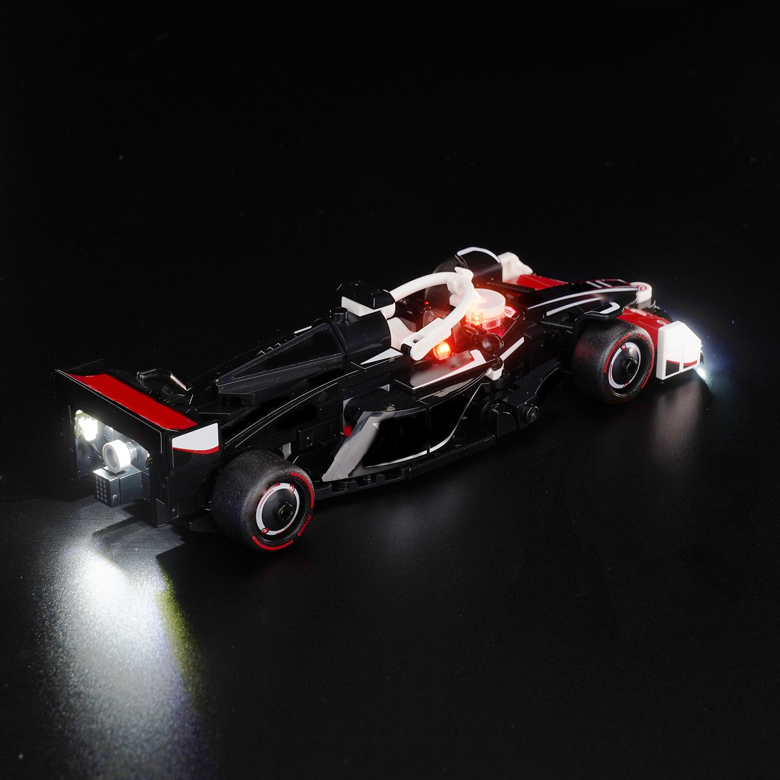 BrickBling Light Kit for LEGO Speed Champions MoneyGram Haas F1® Team VF-24 Race Car 77250