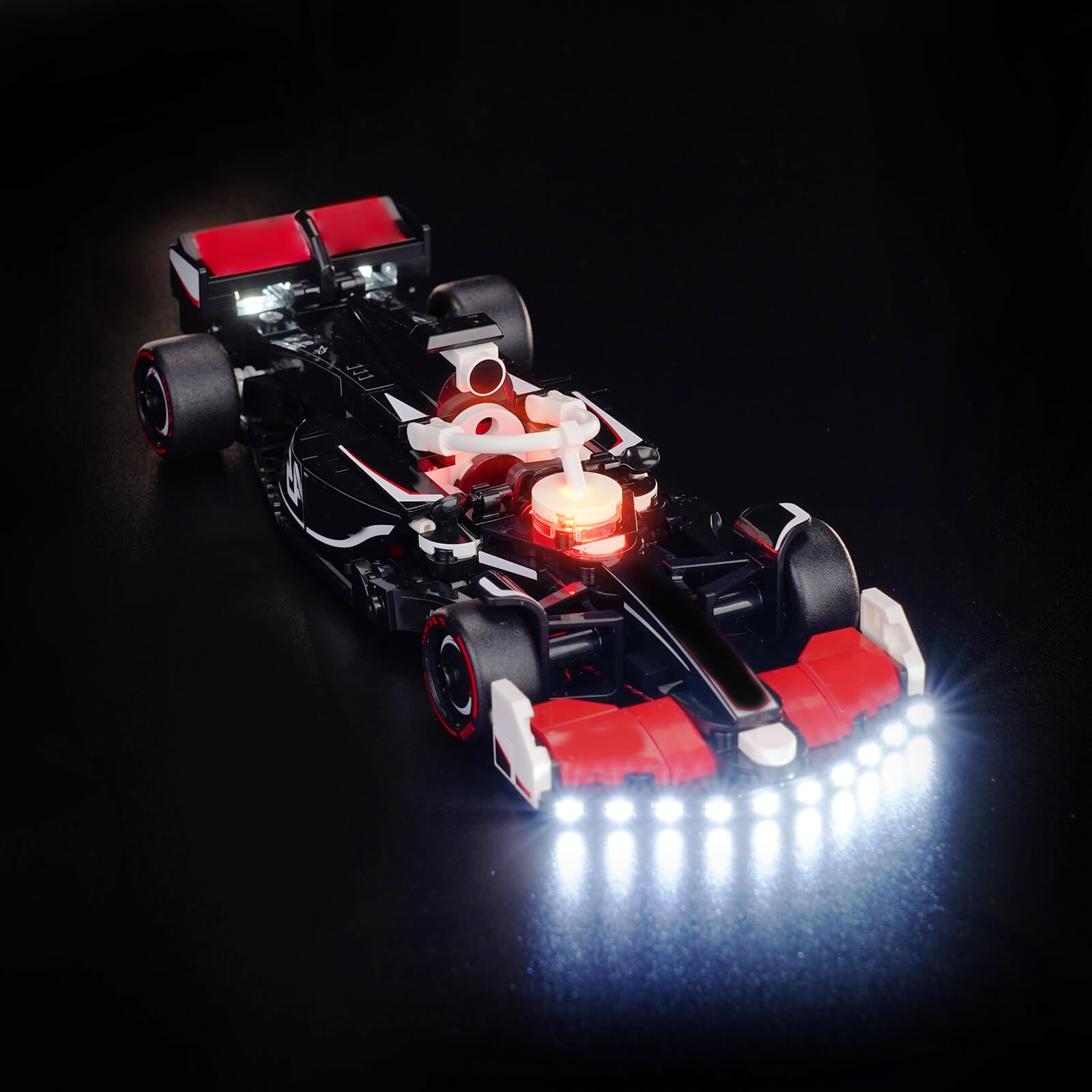 BrickBling Light Kit for LEGO Speed Champions MoneyGram Haas F1® Team VF-24 Race Car 77250