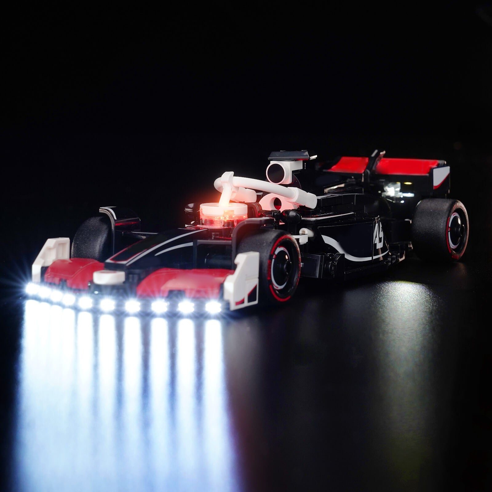 BrickBling Light Kit for LEGO Speed Champions MoneyGram Haas F1® Team VF-24 Race Car 77250
