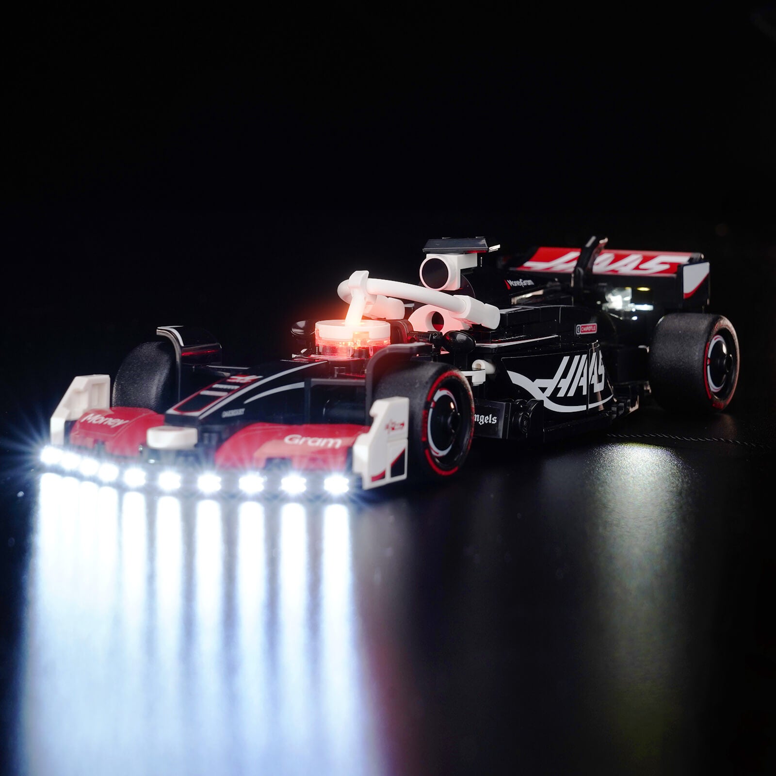BrickBling Light Kit for LEGO Speed Champions MoneyGram Haas F1® Team VF-24 Race Car 77250