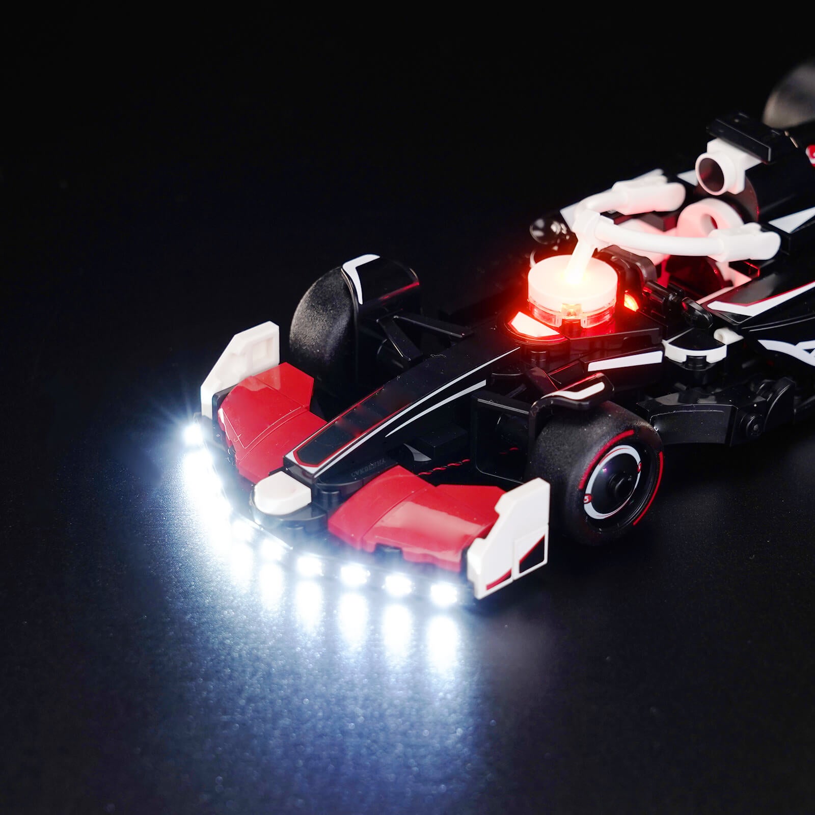 BrickBling Light Kit for LEGO Speed Champions MoneyGram Haas F1® Team VF-24 Race Car 77250