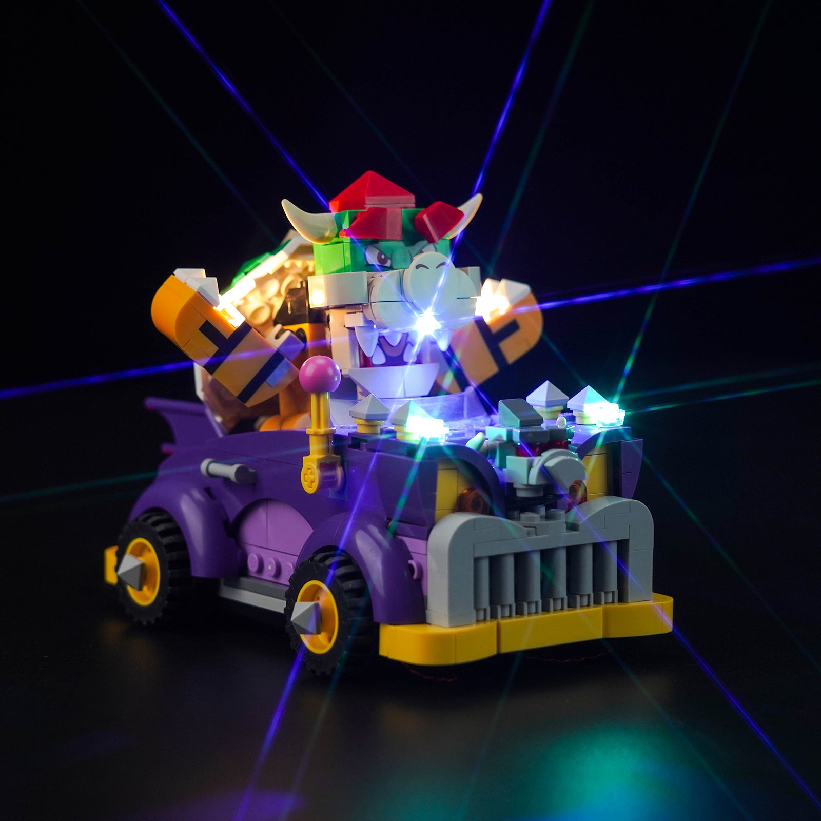 BrickBling Light Kit for LEGO Super Mario Bowser's Muscle Car Expansion Set 71431