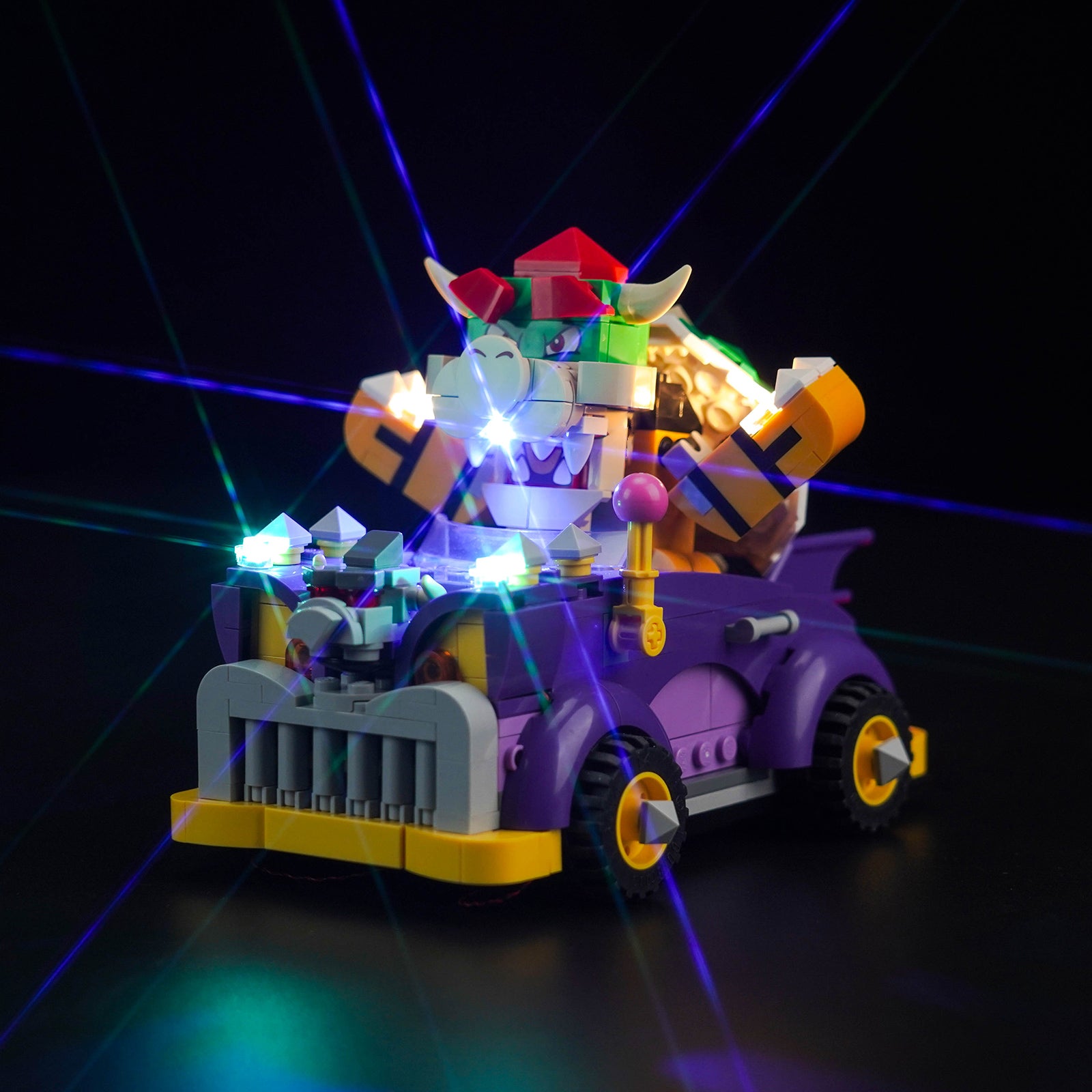 BrickBling Light Kit for LEGO Super Mario Bowser's Muscle Car Expansion Set 71431