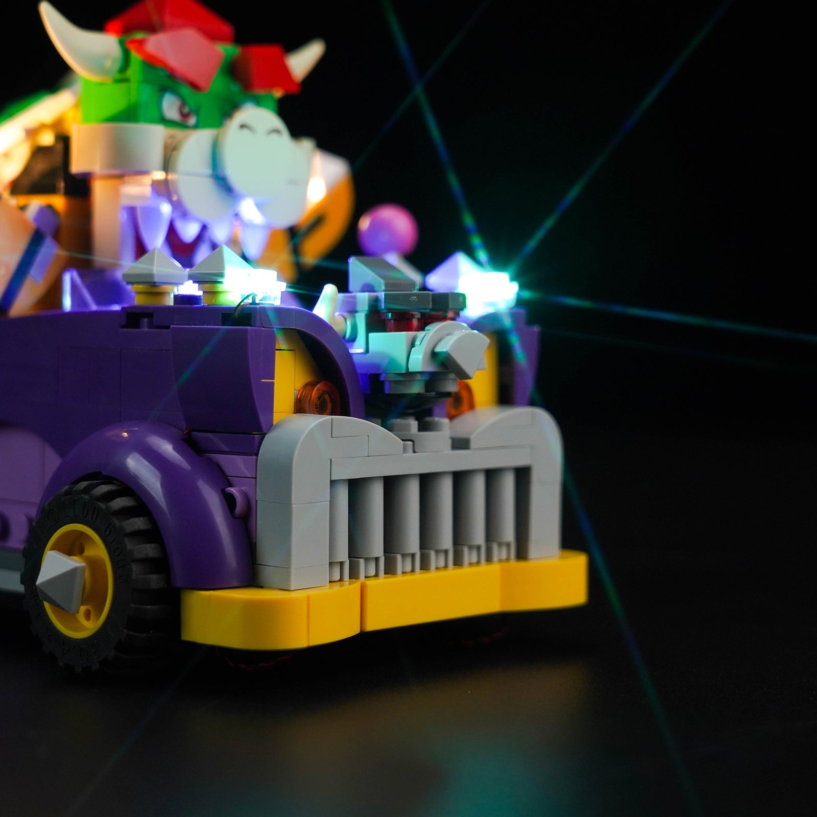 BrickBling Light Kit for LEGO Super Mario Bowser's Muscle Car Expansion Set 71431