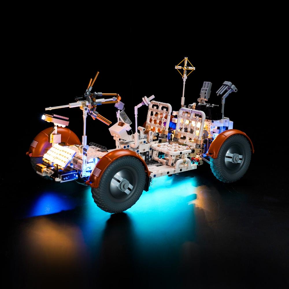 BrickBling Light Kit for LEGO Technic NASA Apollo Lunar Roving Vehicle - LRV 42182 classic version