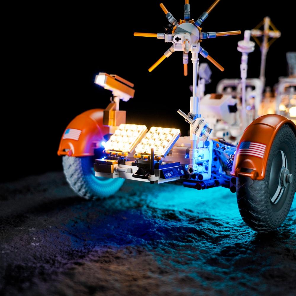 BrickBling Light Kit for LEGO Technic NASA Apollo Lunar Roving Vehicle - LRV 42182