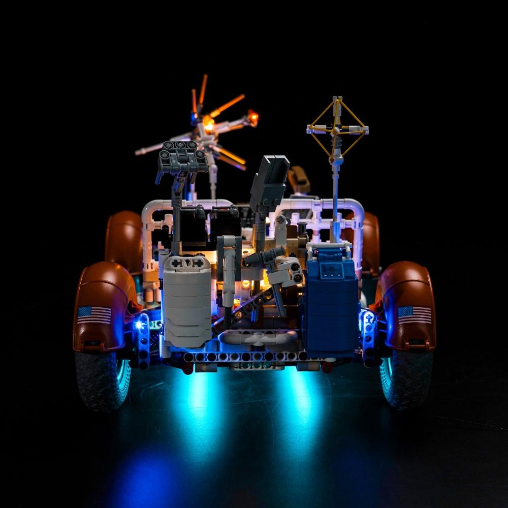 BrickBling Light Kit for LEGO Technic NASA Apollo Lunar Roving Vehicle - LRV 42182
