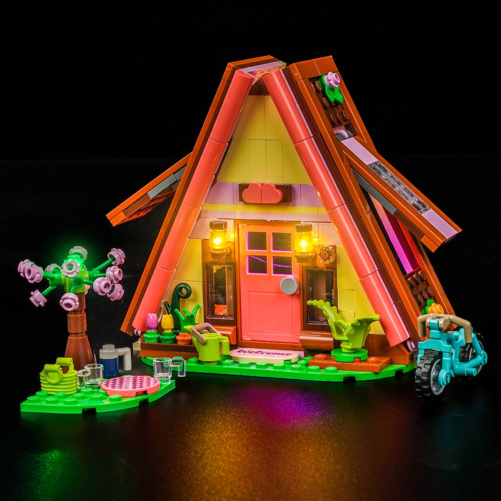 BrickBling Light Kit for LEGO Friends Nature Glamping Cabin 42682