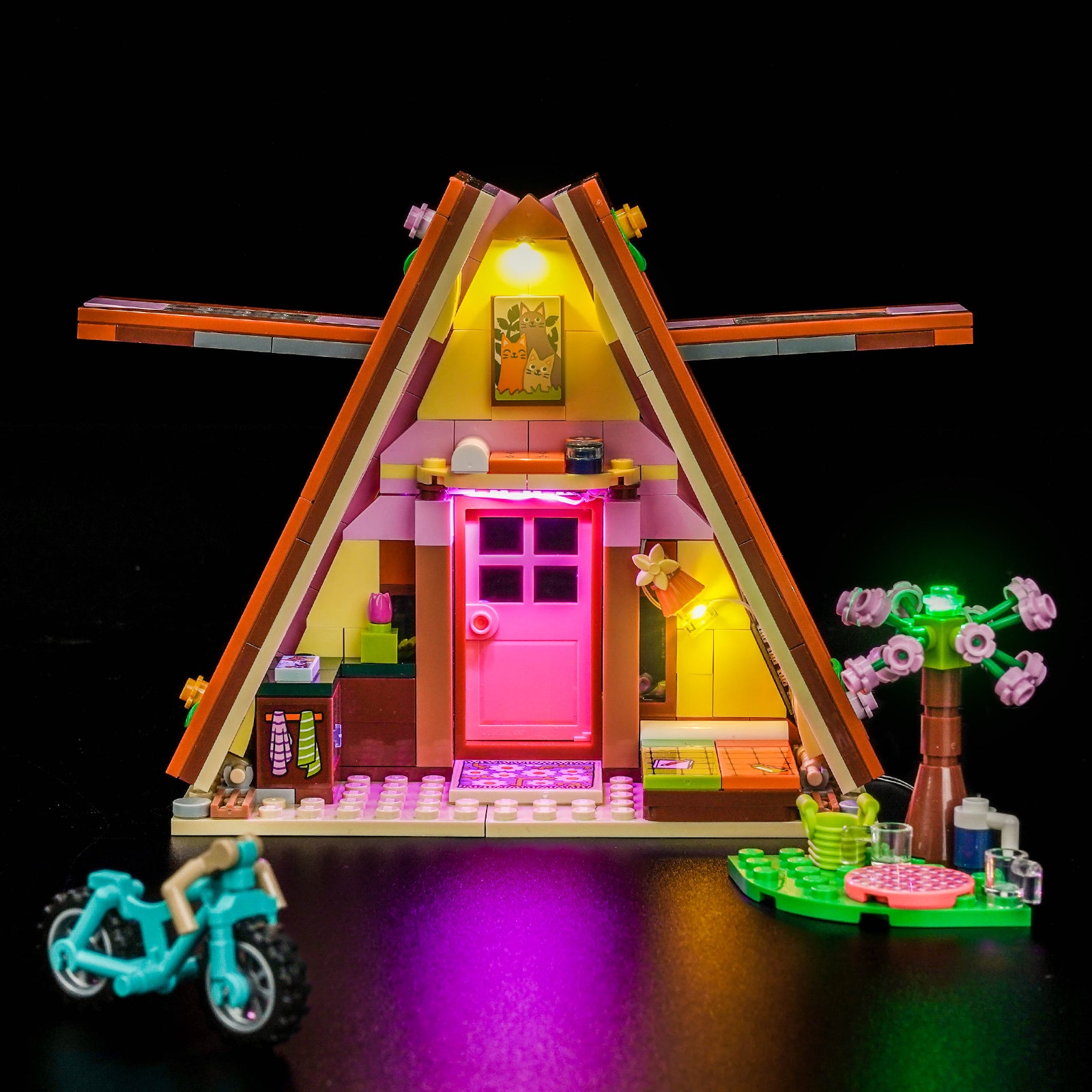BrickBling Light Kit for LEGO Friends Nature Glamping Cabin 42682