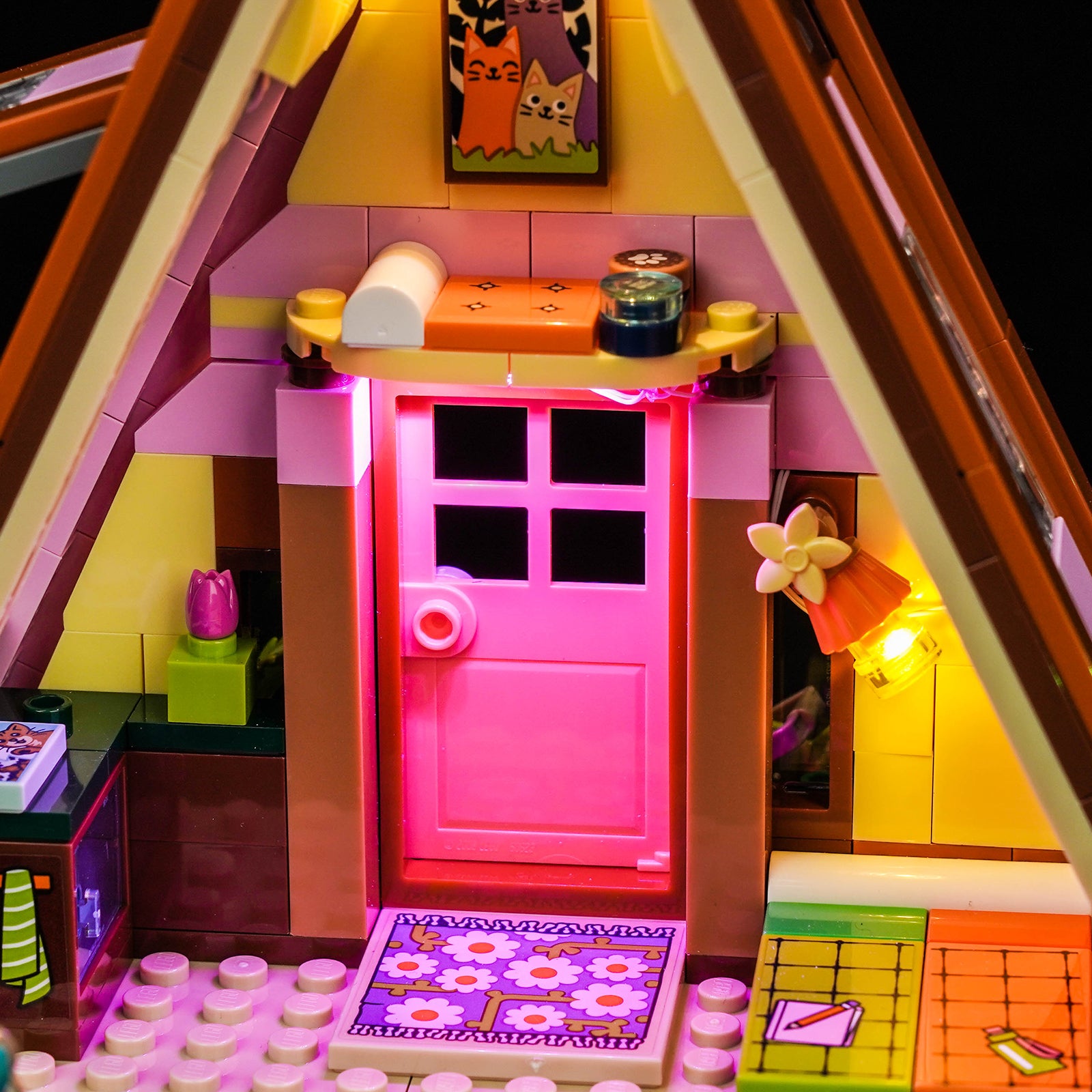 BrickBling Light Kit for LEGO Friends Nature Glamping Cabin 42682