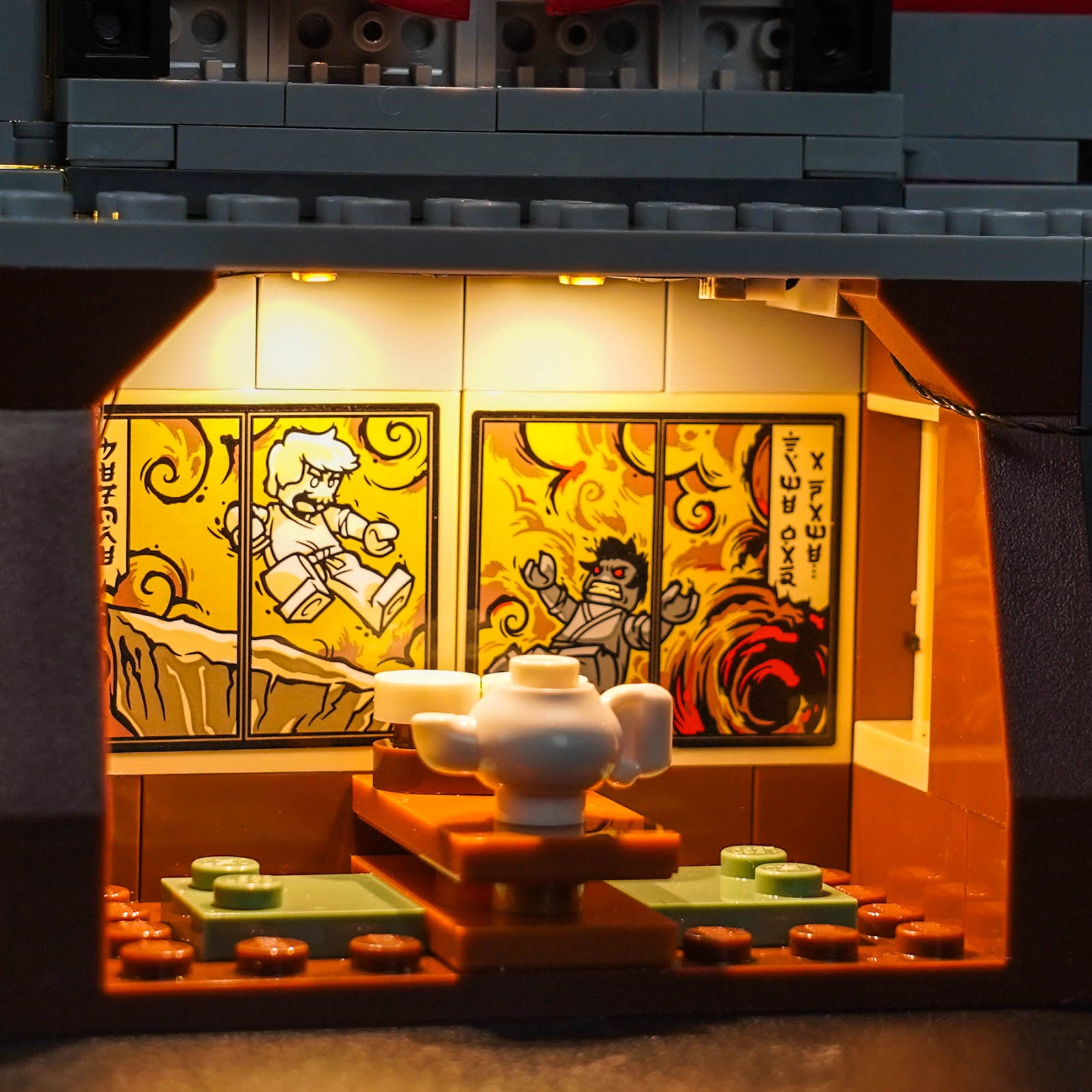 BrickBling Light Kit for LEGO NINJAGO Ninja Character Display 15th Anniversary 71866