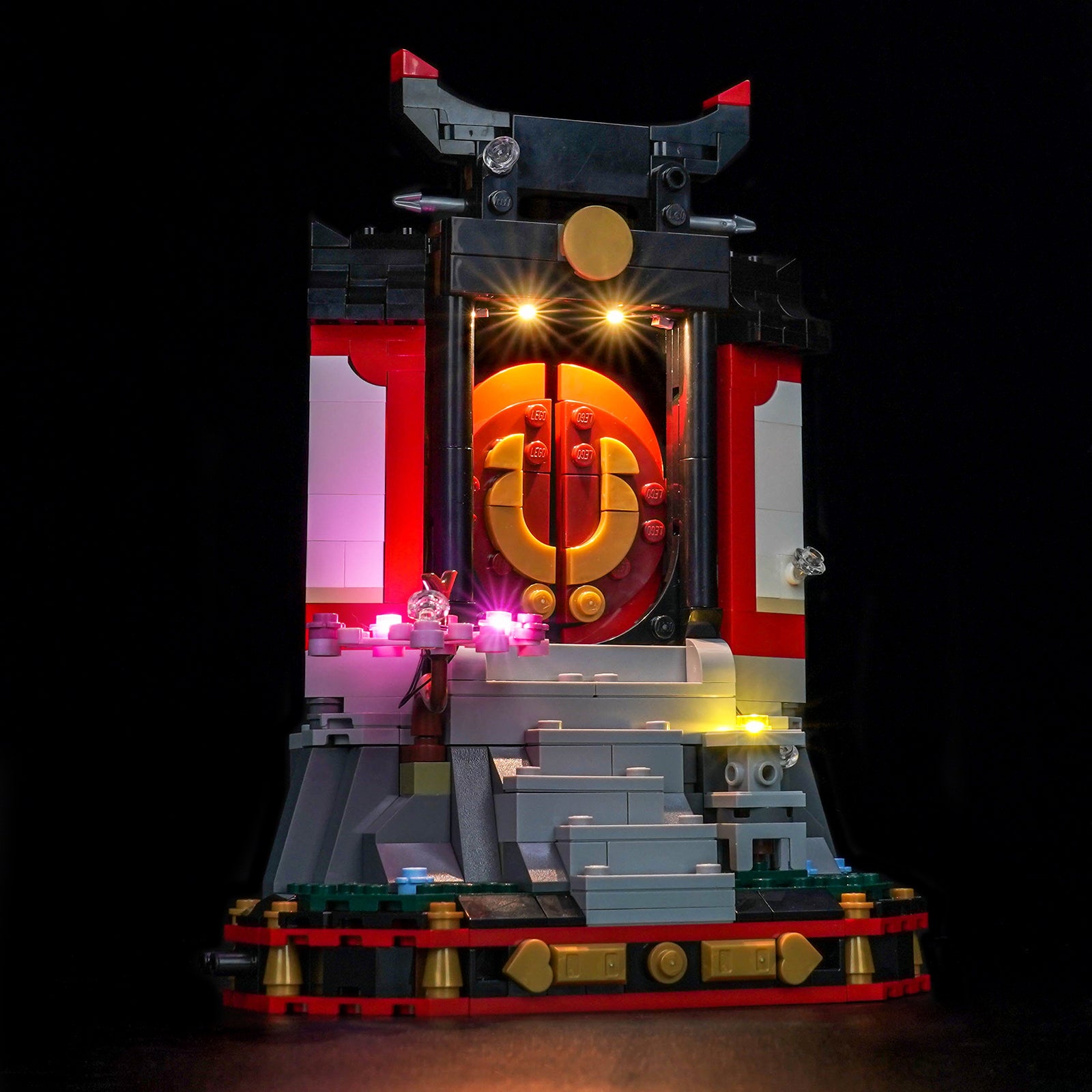 BrickBling Light Kit for LEGO NINJAGO Ninja Character Display 15th Anniversary 71866