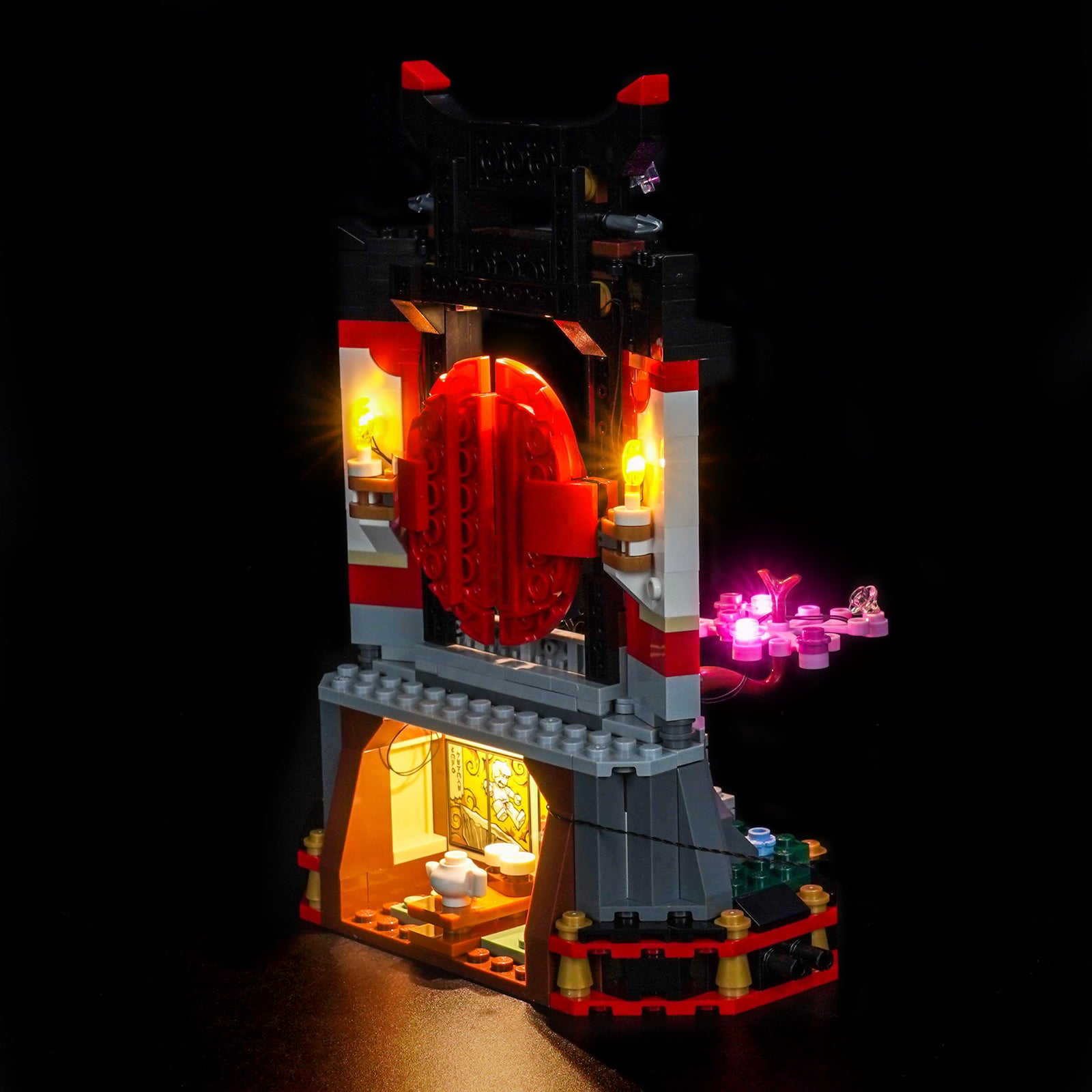 BrickBling Light Kit for LEGO NINJAGO Ninja Character Display 15th Anniversary 71866