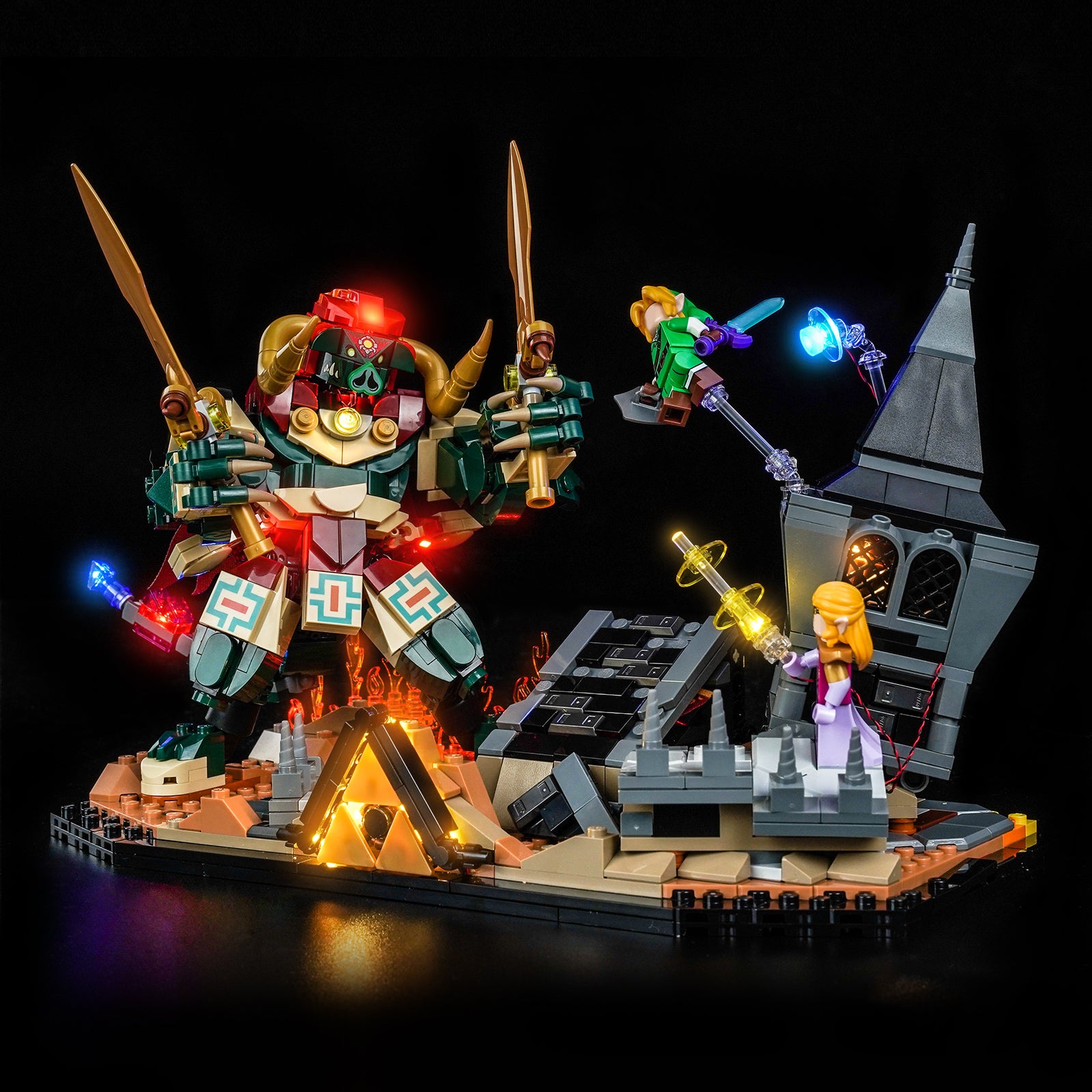 BrickBling Light Kit for LEGO The Legend of Zelda Ocarina of Time™ – The Final Battle 77093