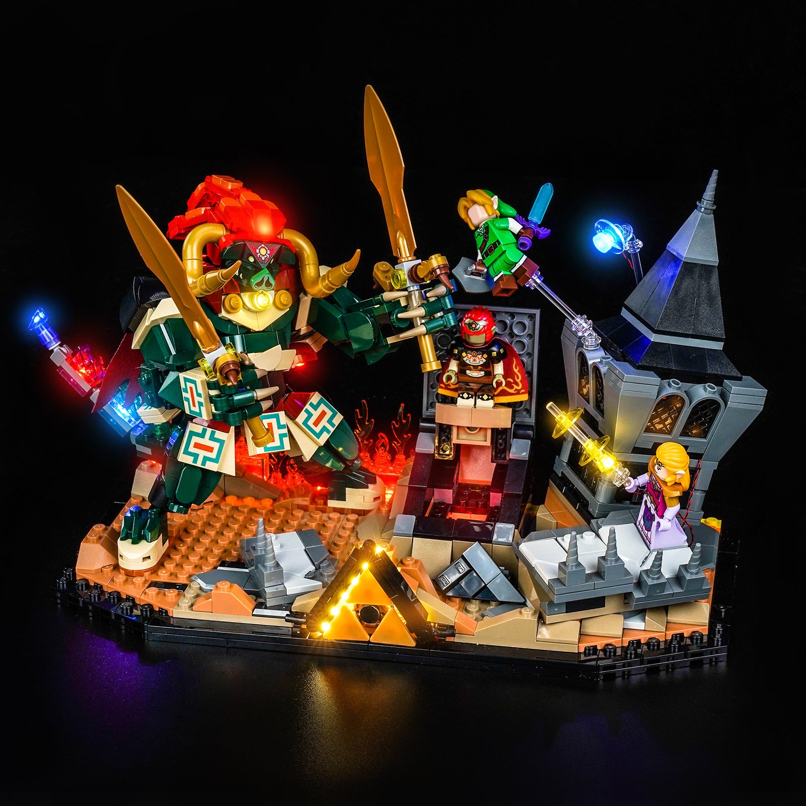 BrickBling Light Kit for LEGO The Legend of Zelda Ocarina of Time™ – The Final Battle 77093