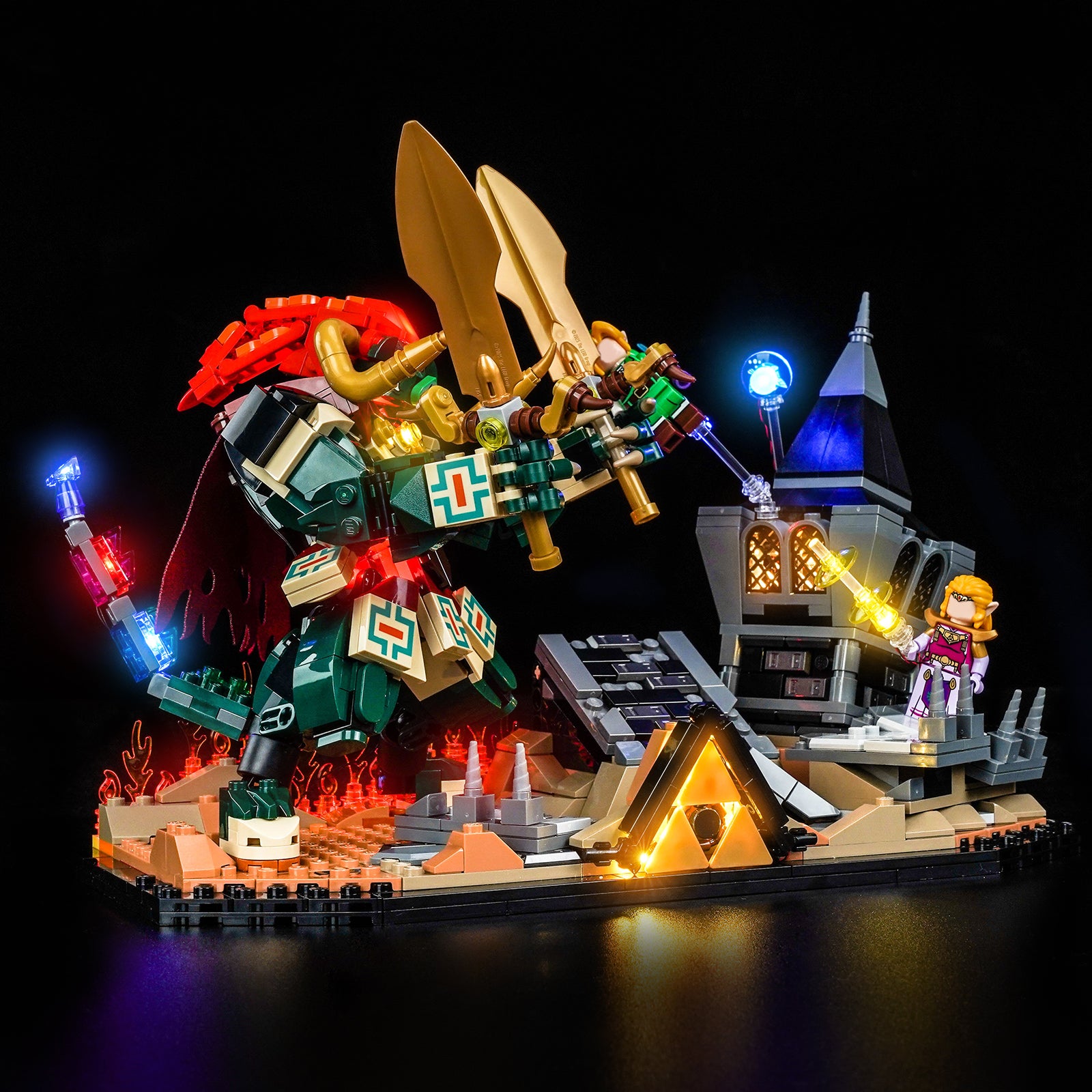 LED Light Kit for LEGO Ocarina of Time™ – The Final Battle 77093