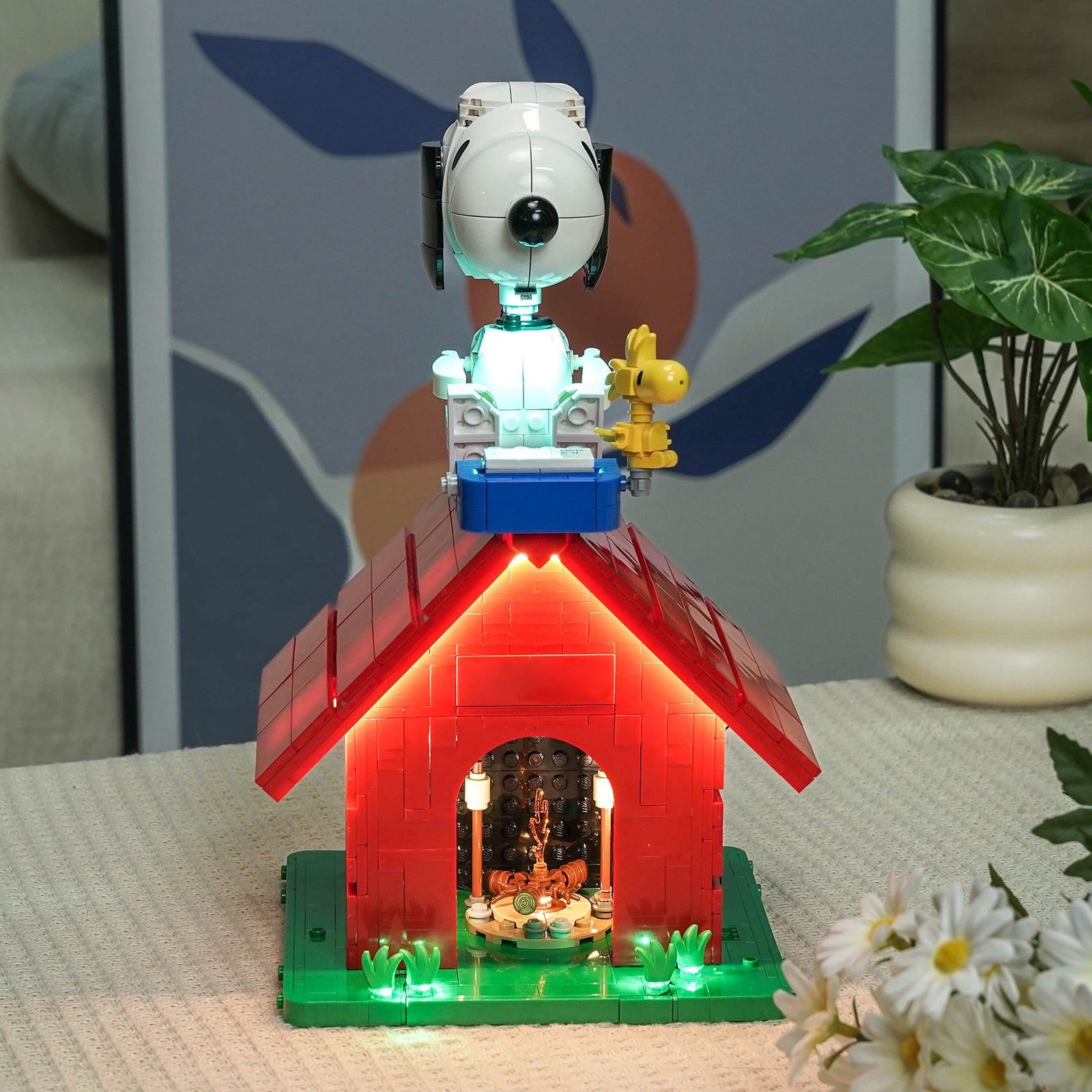 BrickBling Light Kit for LEGO Ideas Peanuts: Snoopy's Doghouse 21368