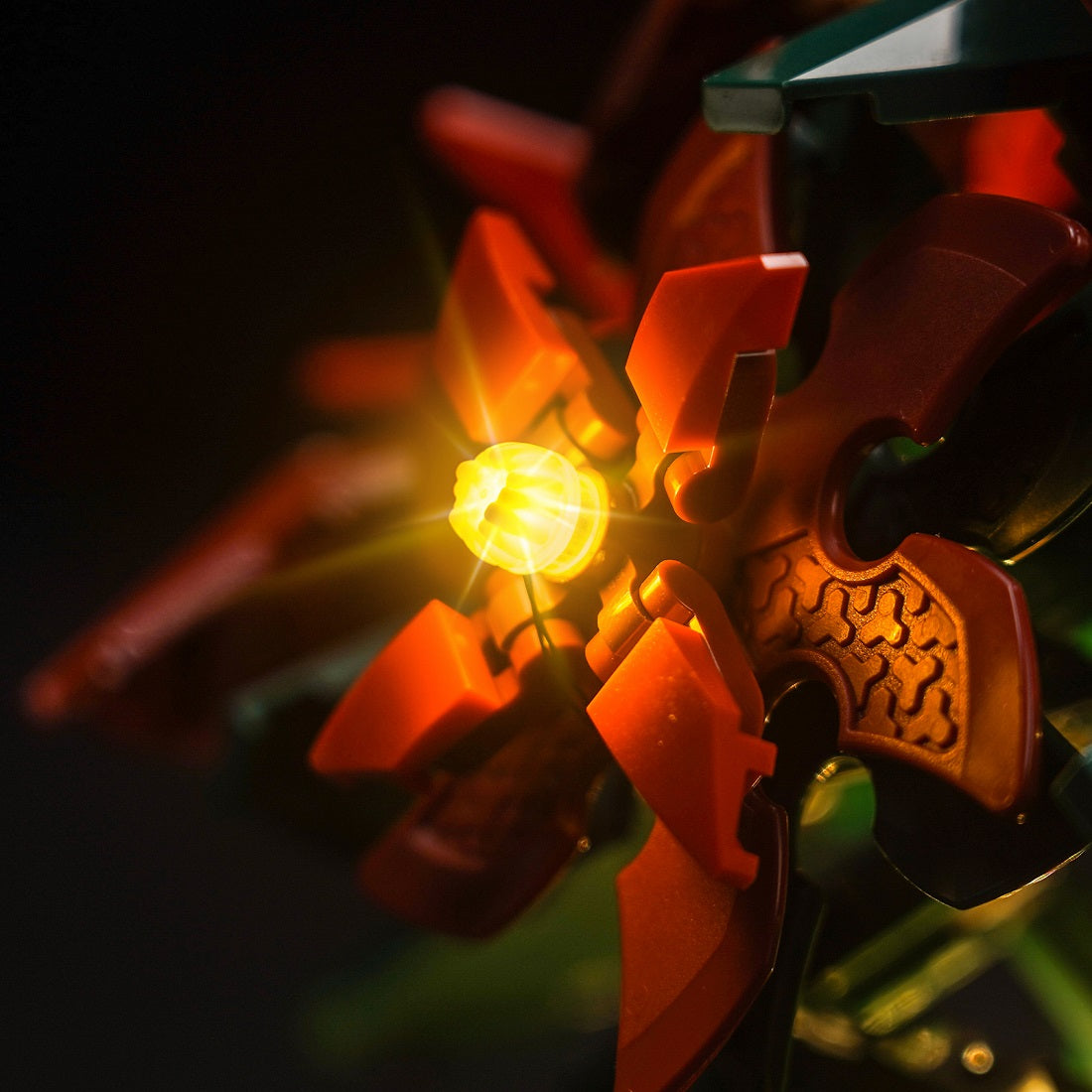 BrickBling Light Kit for LEGO Icons Poinsettia 10370