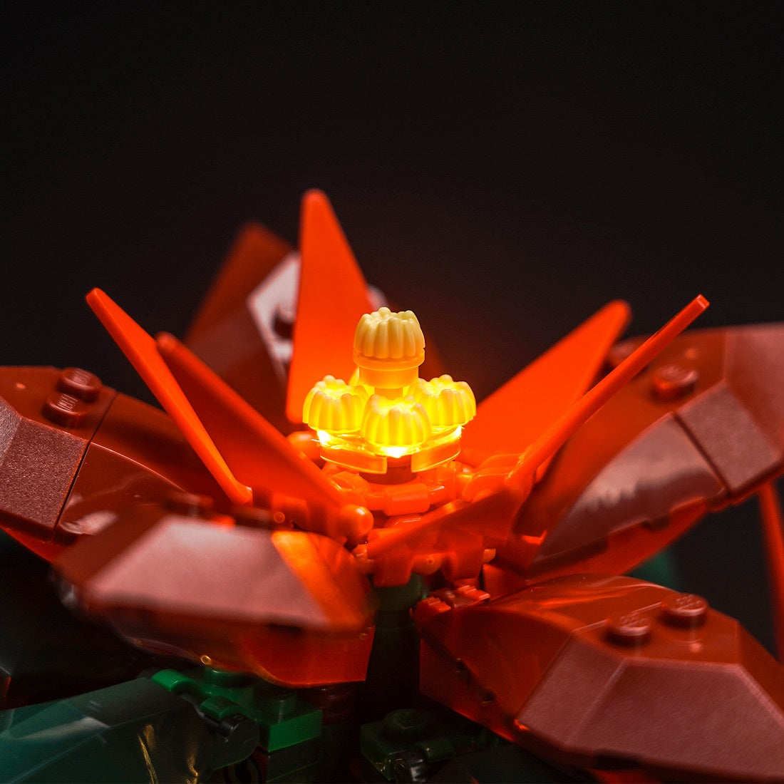 BrickBling Light Kit for LEGO Icons Poinsettia 10370