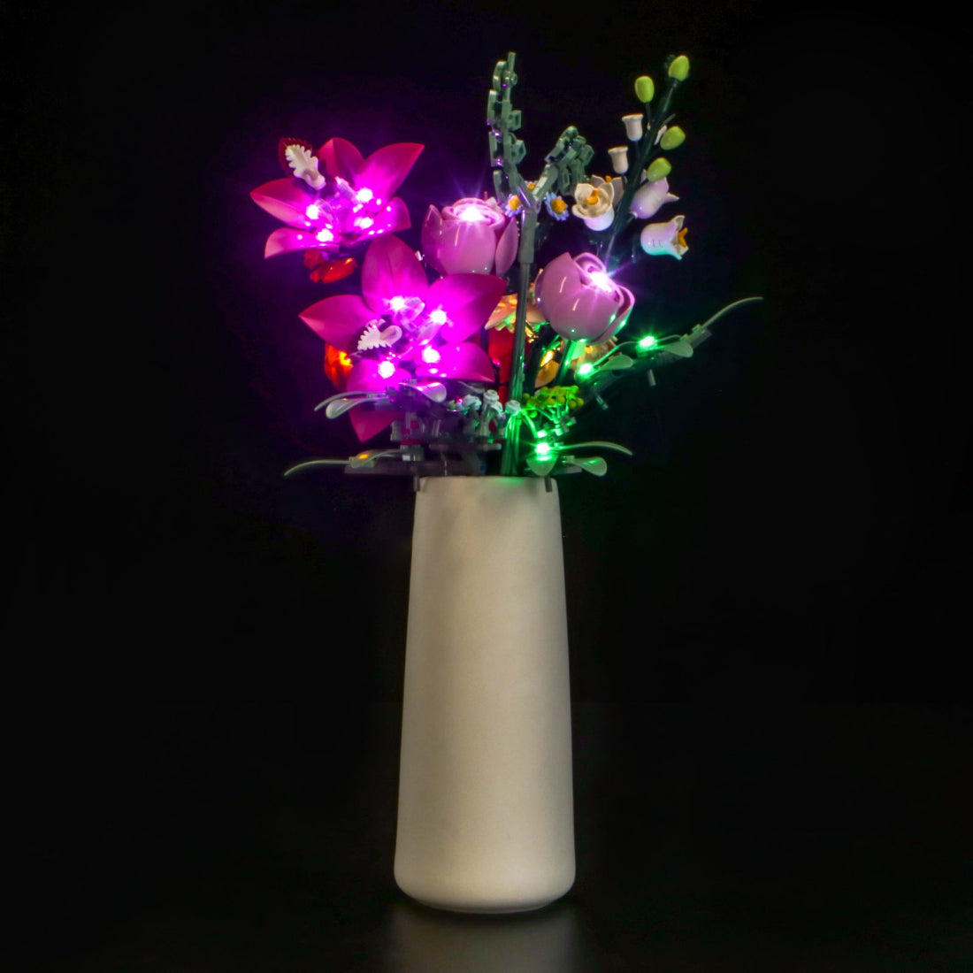 BrickBling Light Kit for LEGO The Botanical Collection Pretty Pink Flower Bouquet 10342