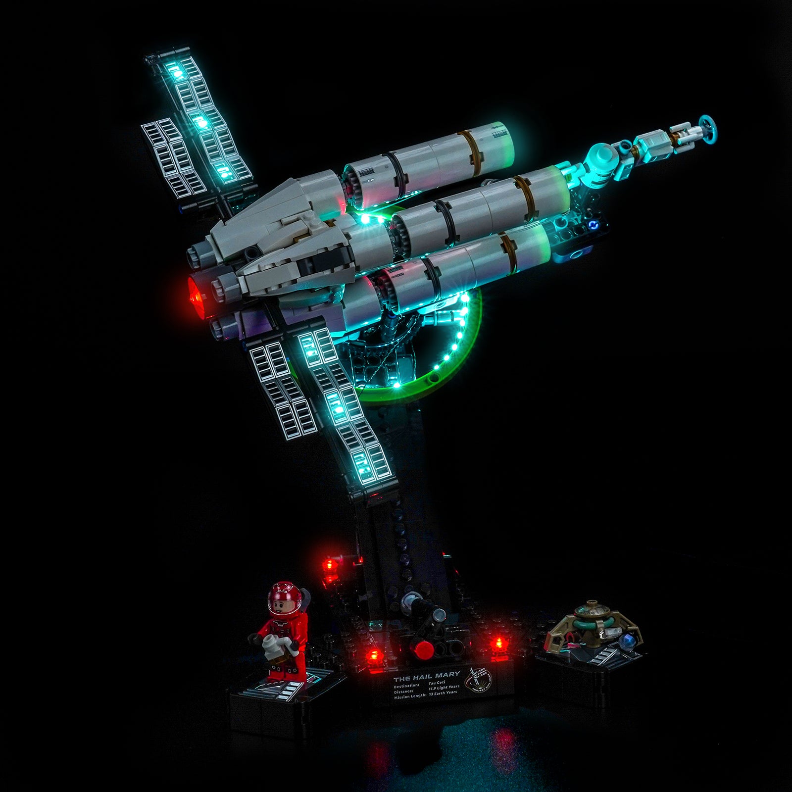LEGO アイコンズ プロジェクト・ヘイル・メアリー 11389 用 LEDライト