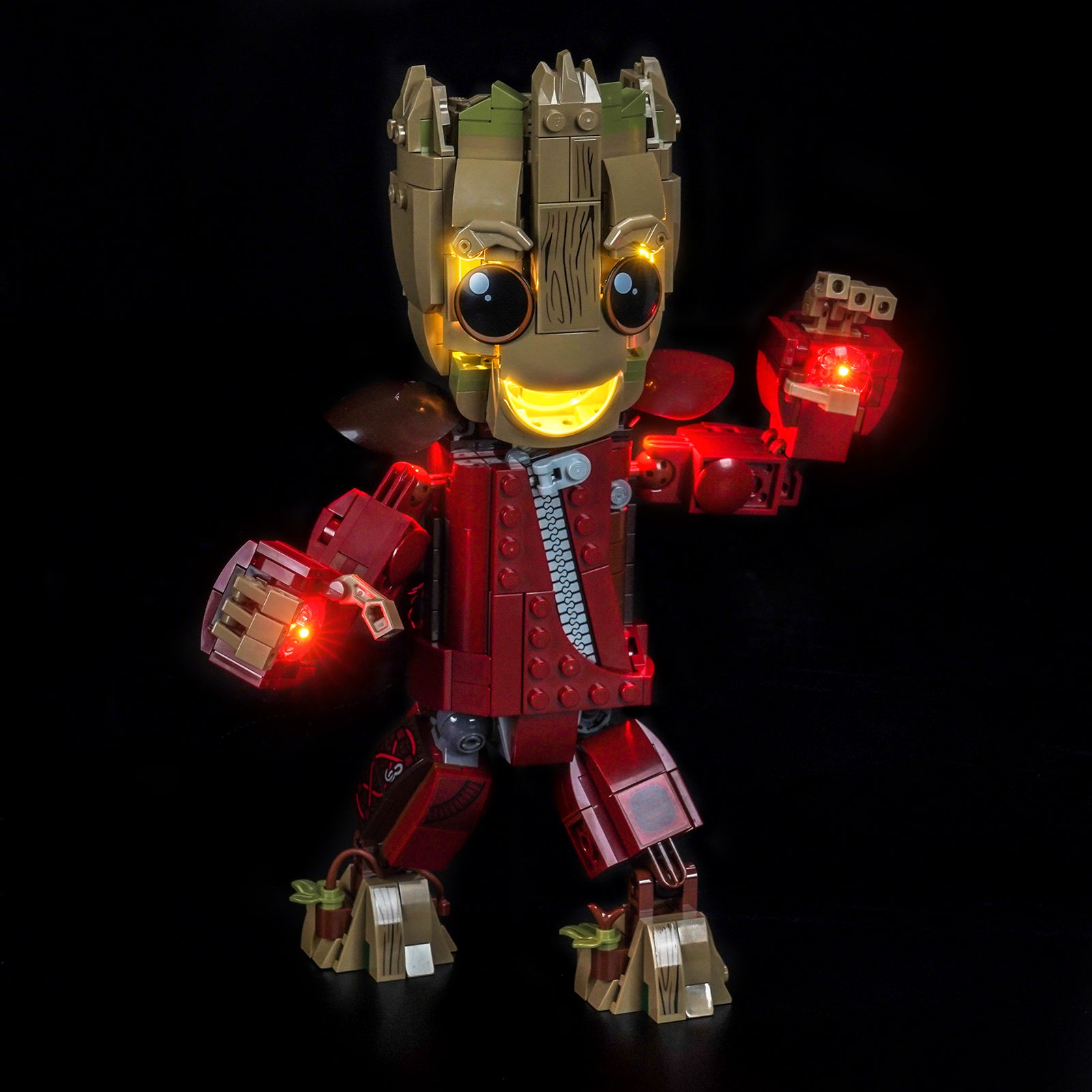 BrickBling Light Kit for LEGO Marvel Ravager Jumpsuit Groot 76341