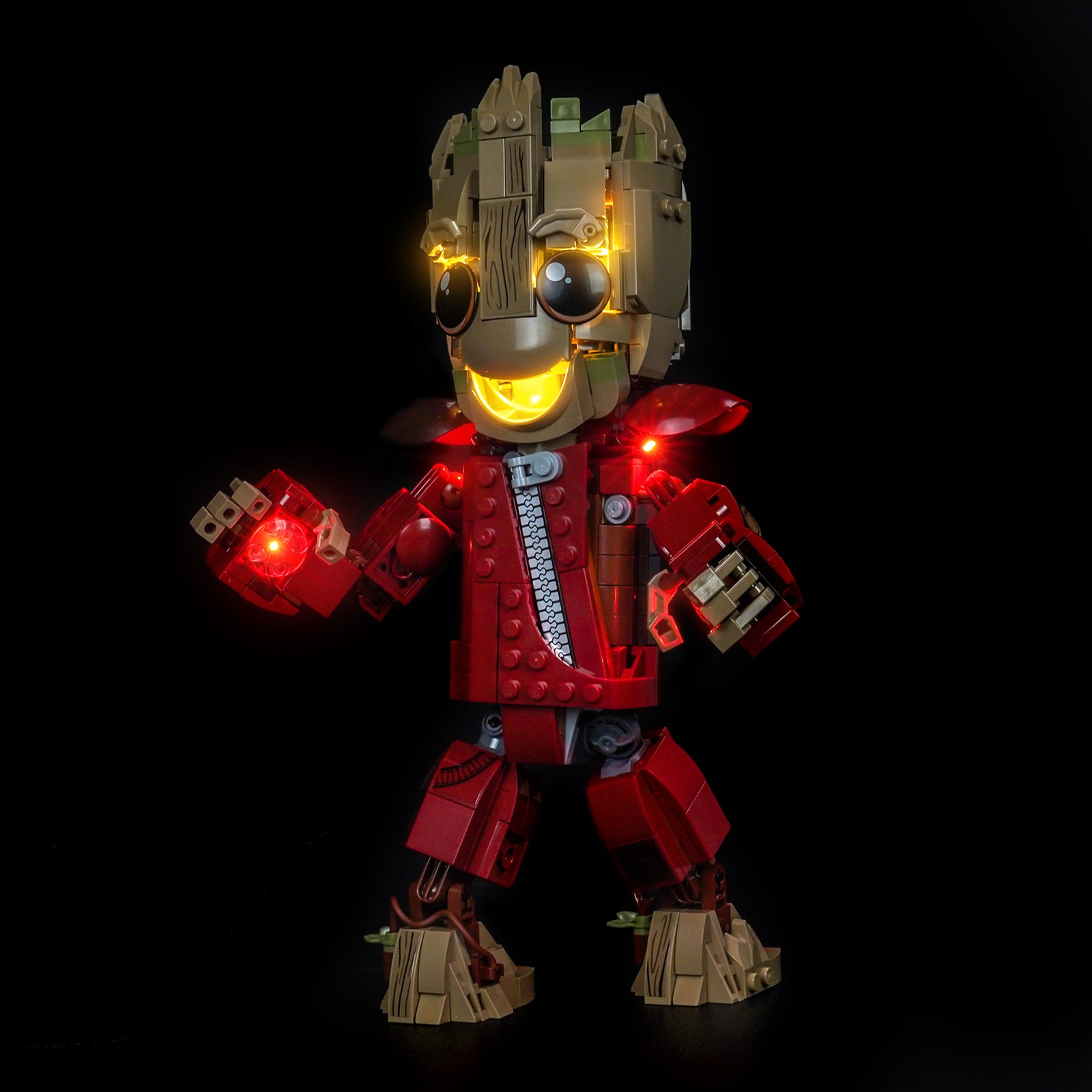 BrickBling Light Kit for LEGO Marvel Ravager Jumpsuit Groot 76341