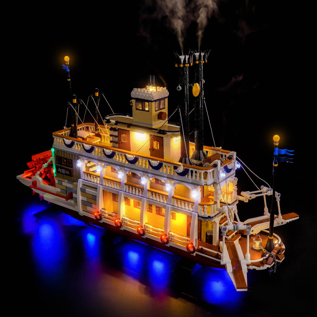 BrickBling Light Kit for LEGO Ideas River Steamboat 21356