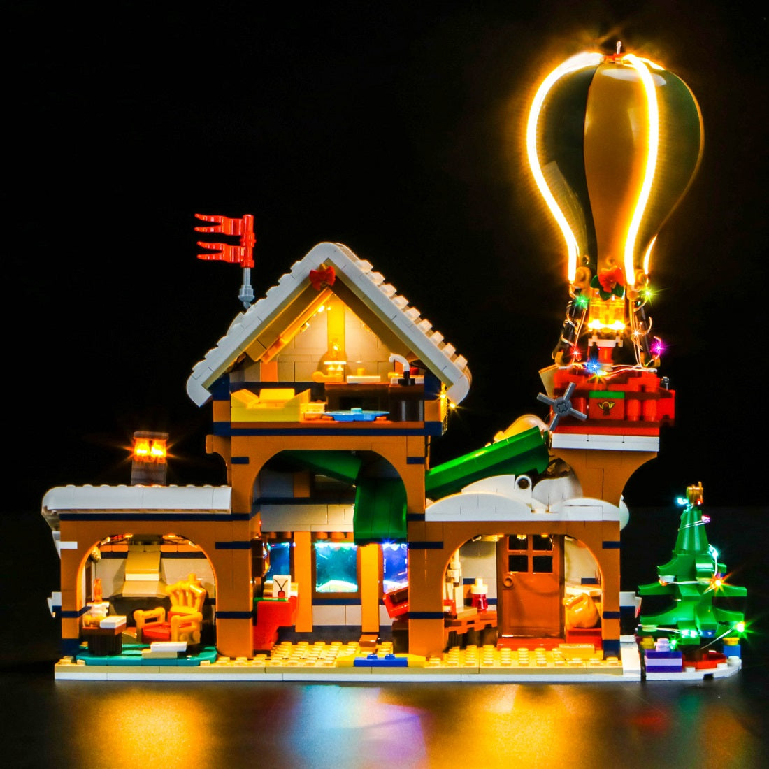 BrickBling Light Kit for LEGO Icons Santa's Post Office 10339 Classic Version