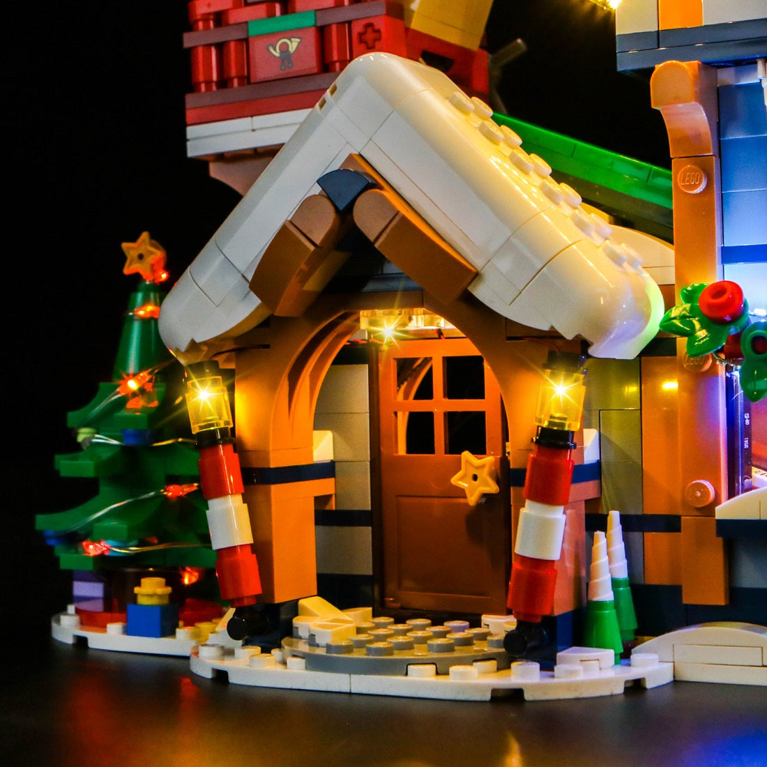 BrickBling Light Kit for LEGO Icons Santa's Post Office 10339