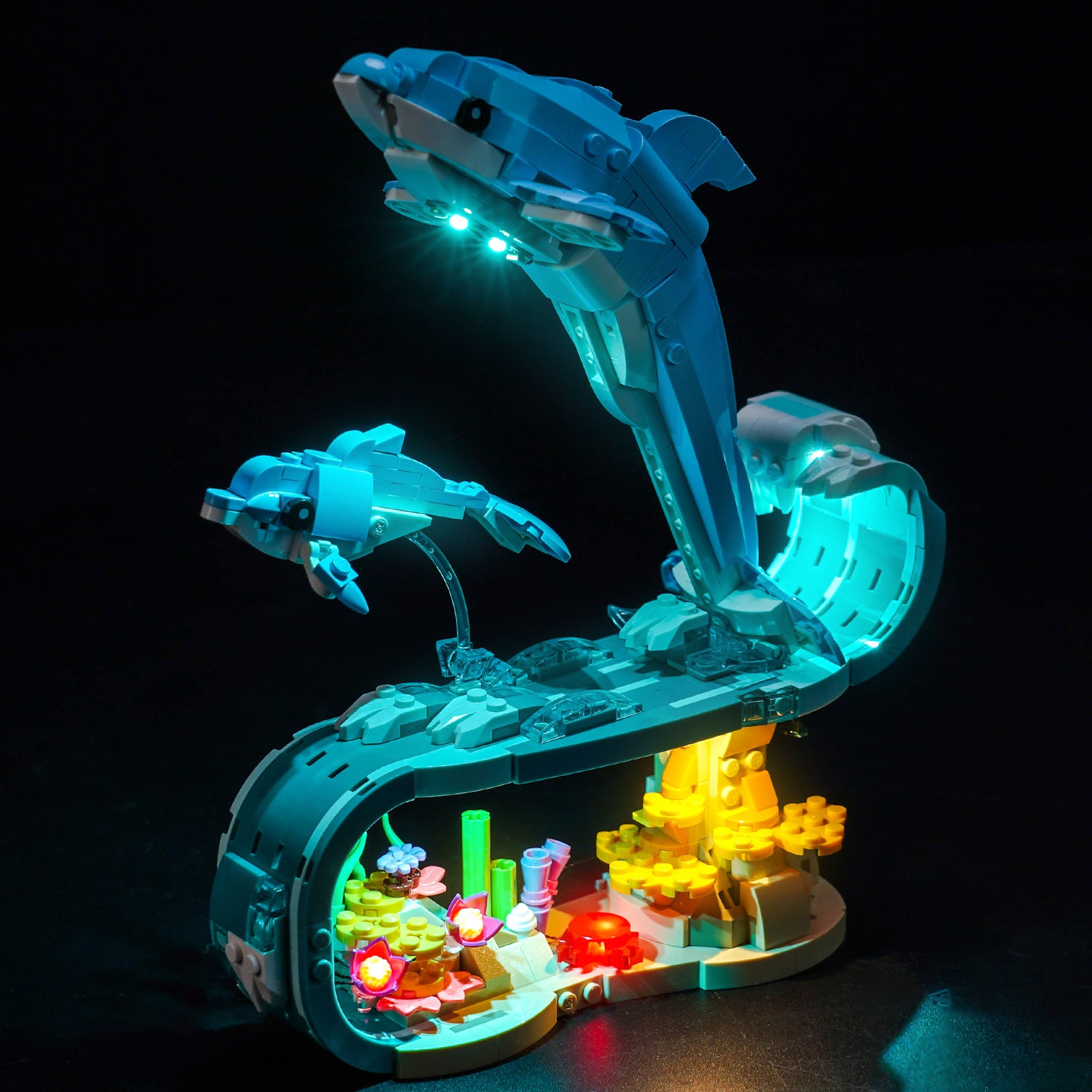Dolphin Lego Delfines X LEGO Brick Bright Light Blue Dolphin