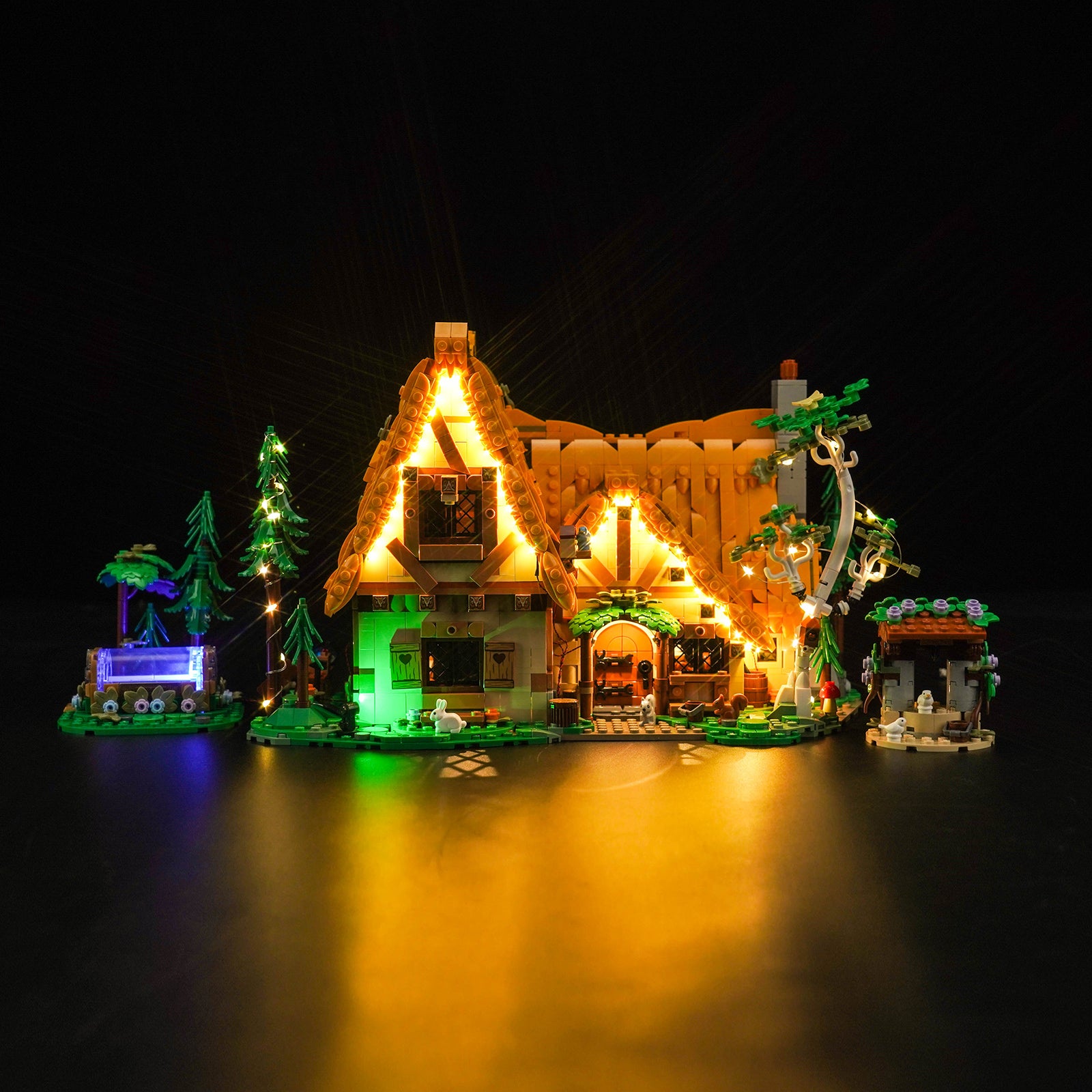 BrickBling Light Kit for LEGO Disney Snow White and the Seven Dwarfs' Cottage 43242 