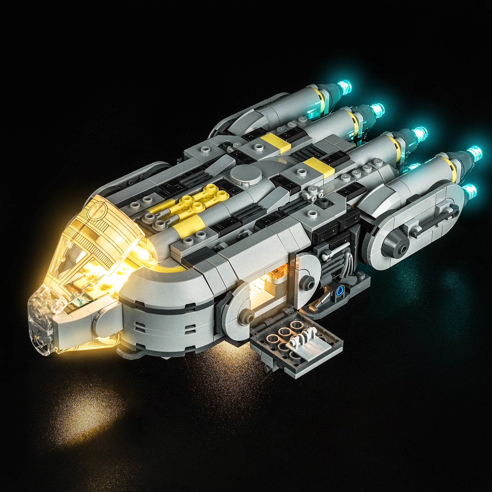 【zhongjingjiang577】タリアセン 8灯 LED Light Kit for LEGO Star Wars Anzellan Starship 75445