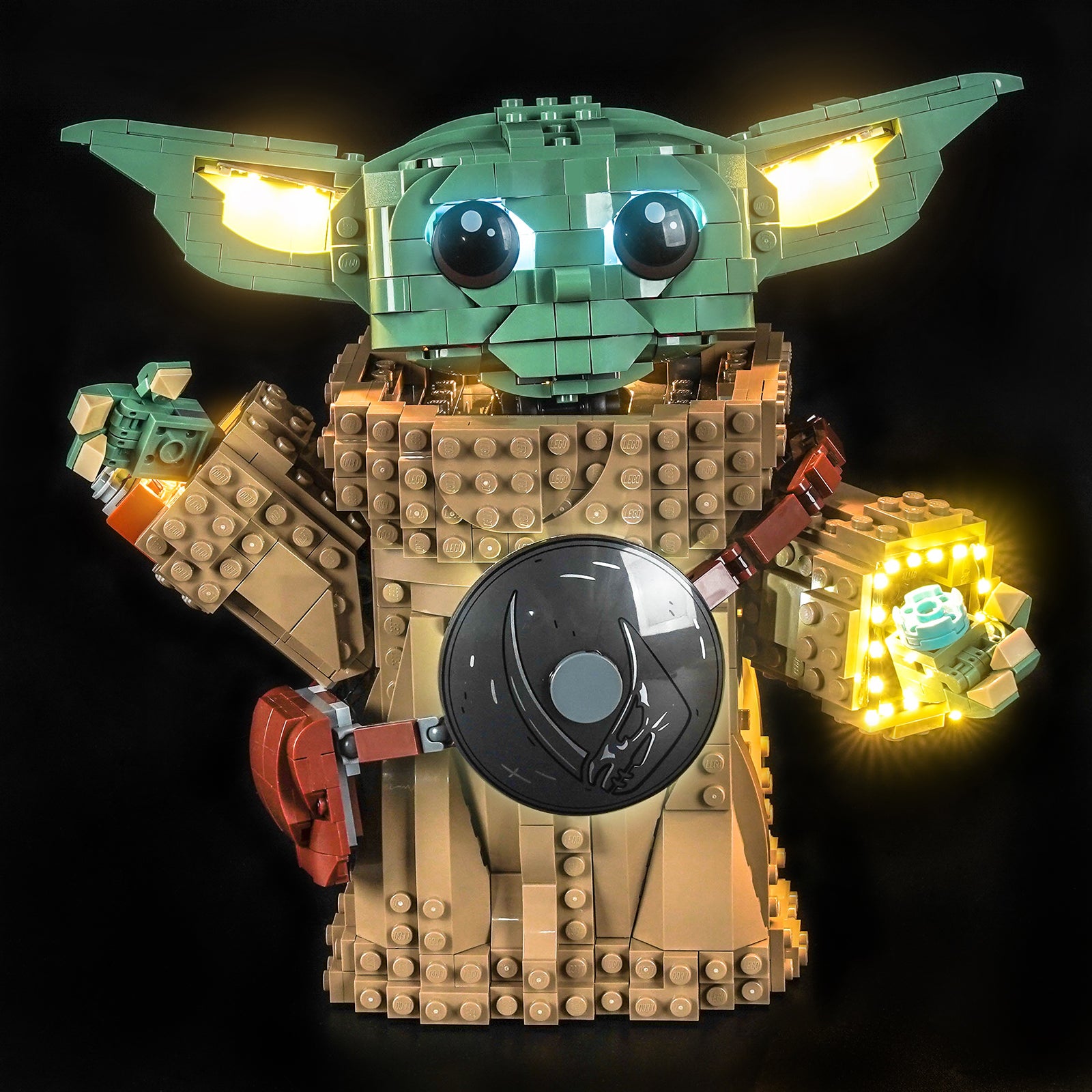 BrickBling Light Kit for LEGO Star Wars Grogu Mandalorian Apprentice 75446