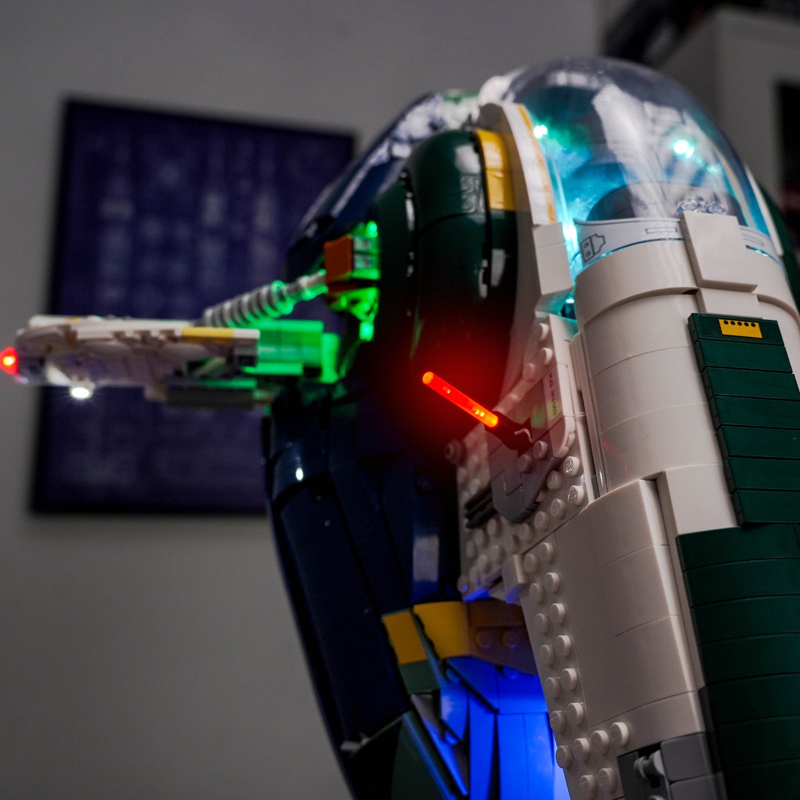 BrickBling Light Kit for LEGO  Star Wars Jango Fett's Firespray-Class Starship 75409