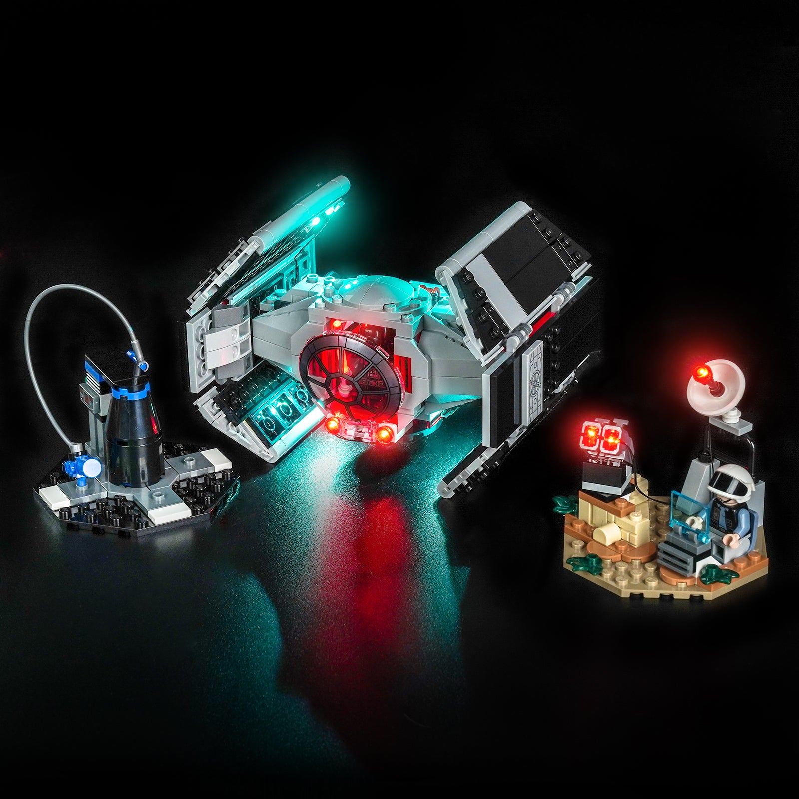 BrickBling Light Kit for LEGO Star Wars SMART Play™: Darth Vader's TIE Fighter™ 75421