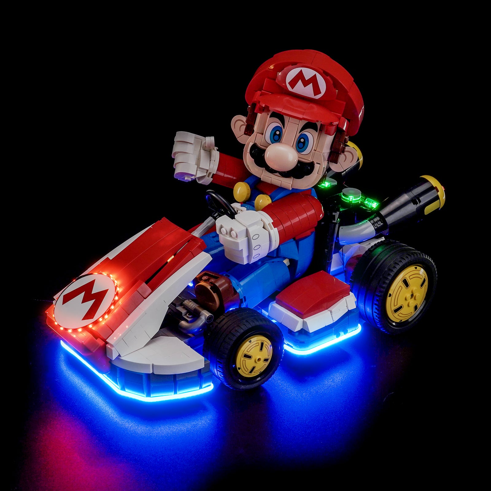 BrickBling Light Kit for LEGO Super Mario Mario Kart™ – Mario & Standard Kart 72037