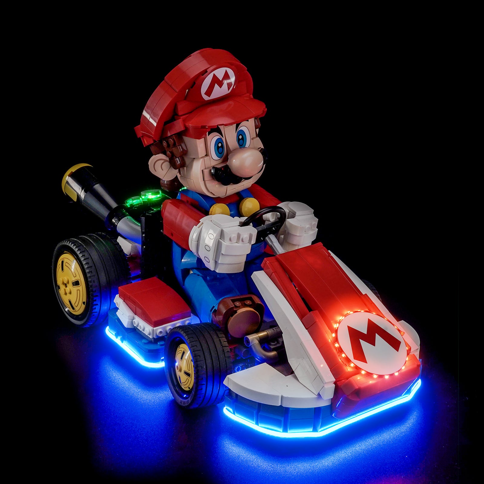 BrickBling Light Kit for LEGO Super Mario Mario Kart™ – Mario & Standard Kart 72037
