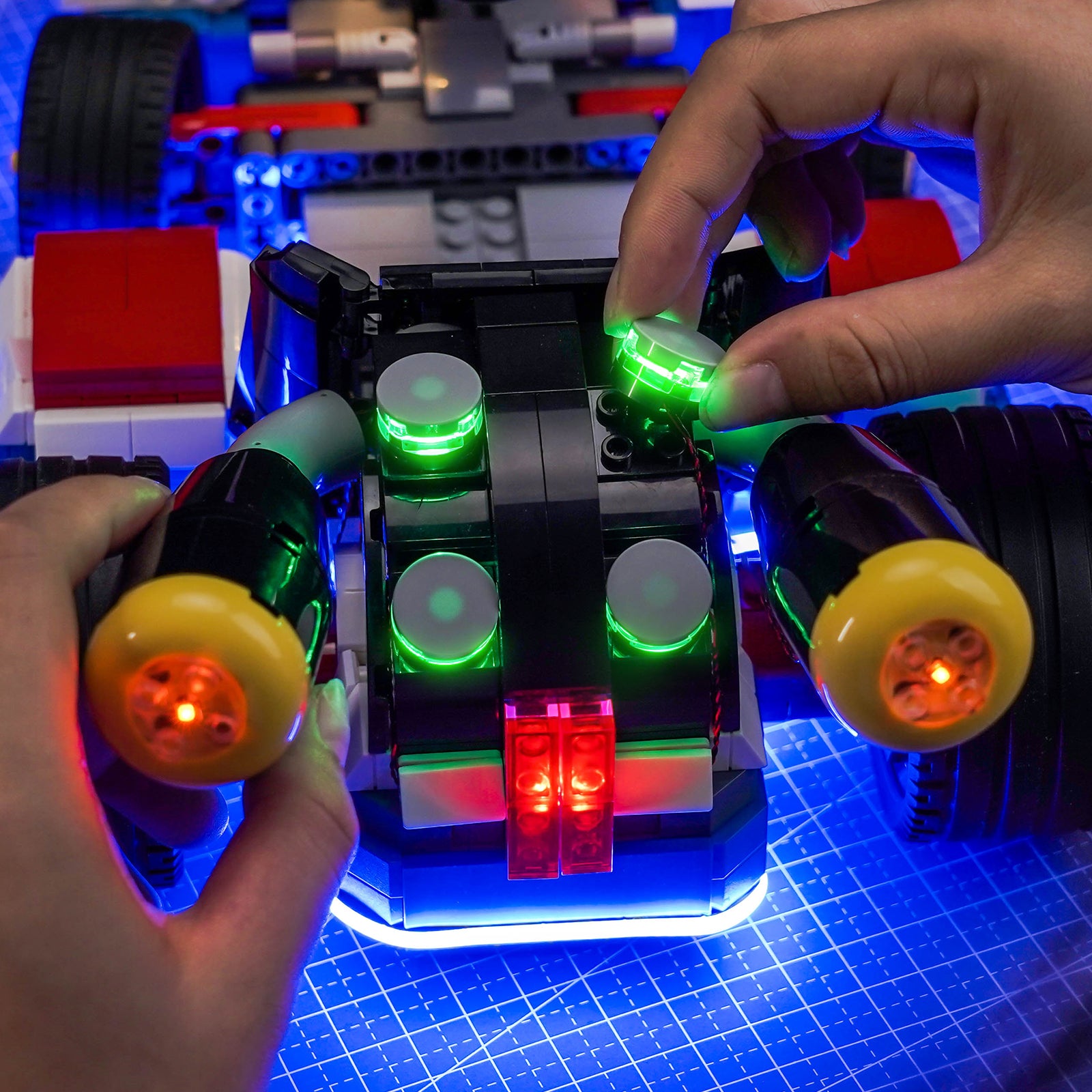 BrickBling Light Kit for LEGO Super Mario Mario Kart™ – Mario & Standard Kart 72037