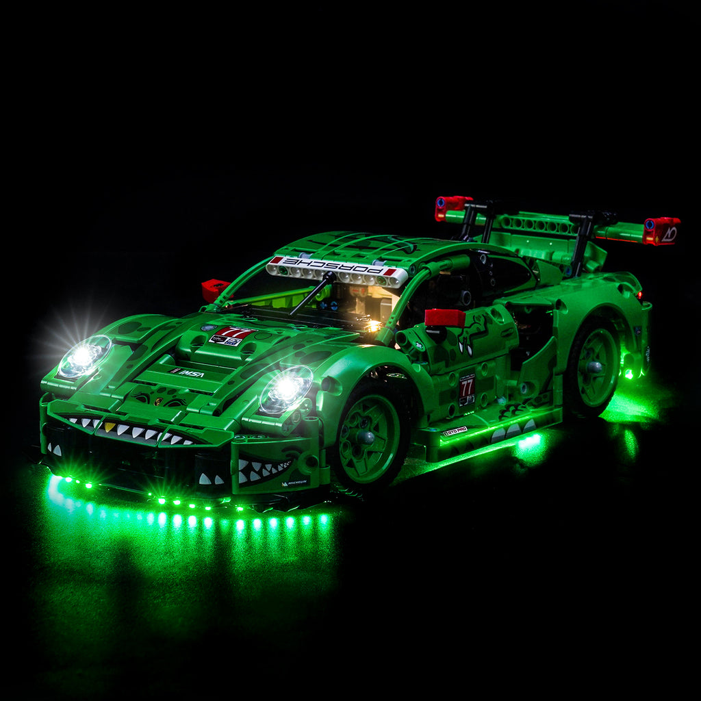 LEGO Technic Porsche 911 GT3 R REXY AO レーシングカー 42224用 