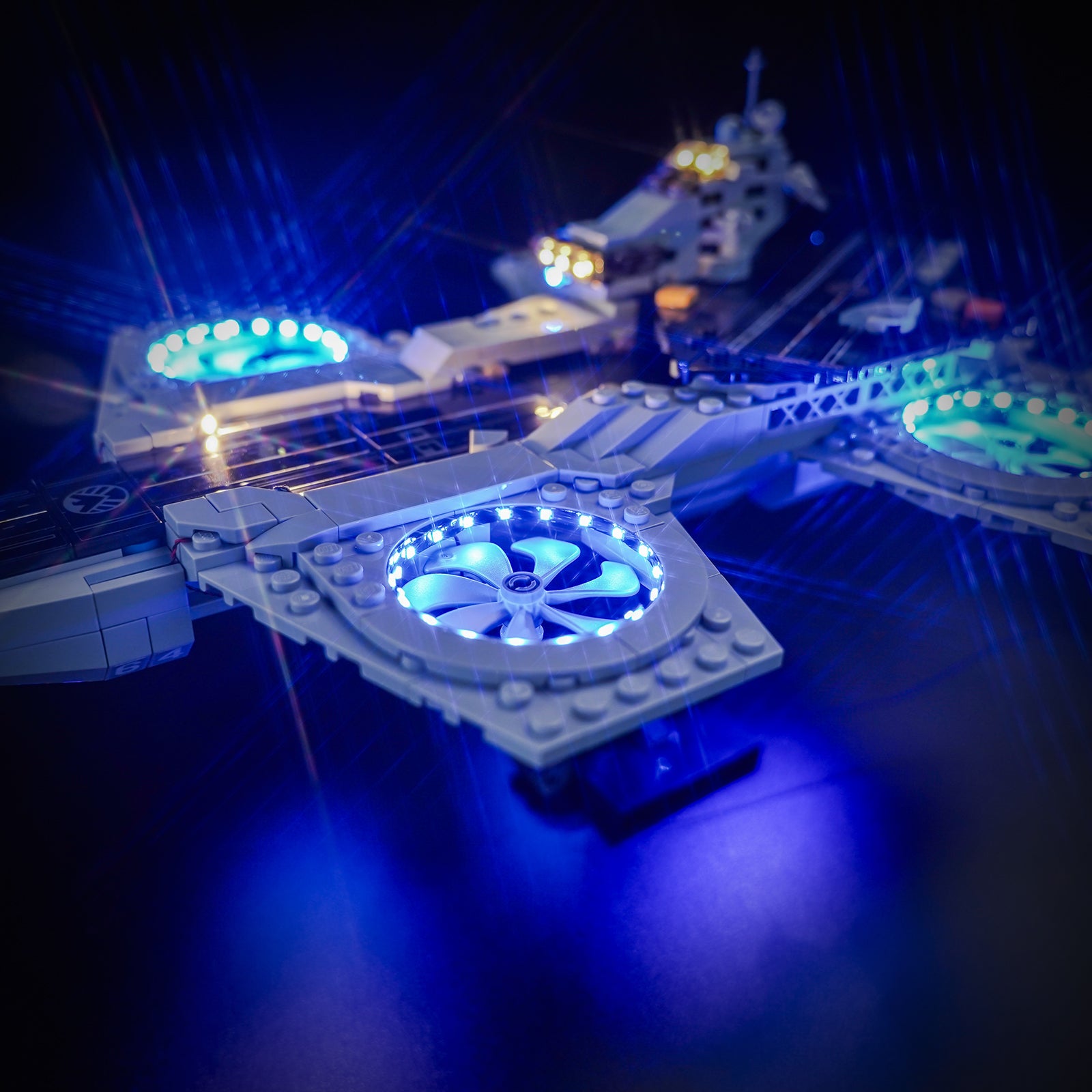 BrickBling Light Kit for LEGO Marvel The Avengers Helicarrier 76295