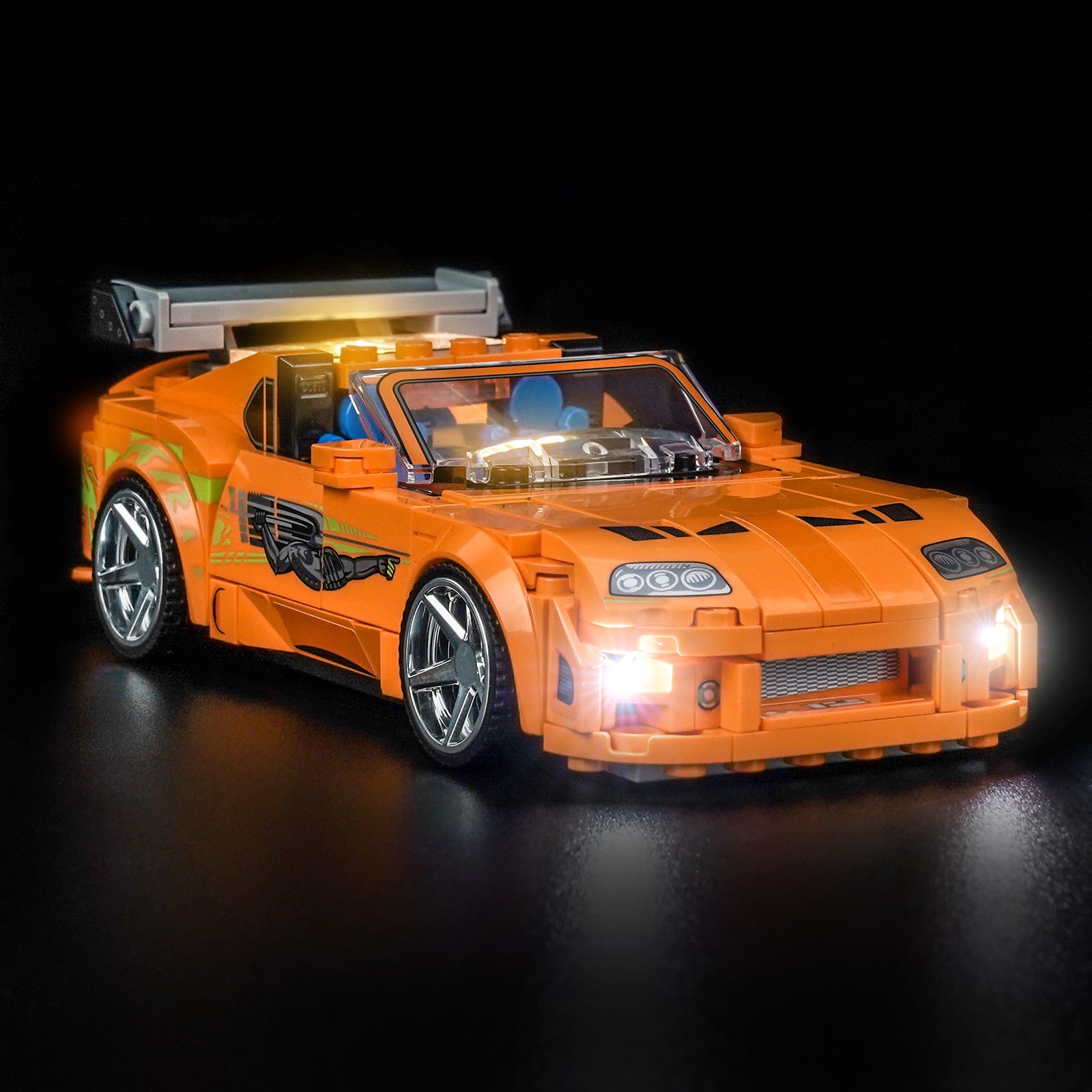 BrickBling Light Kit for LEGO Speed Champions The Fast and The Furious Toyota Supra MK4 77260