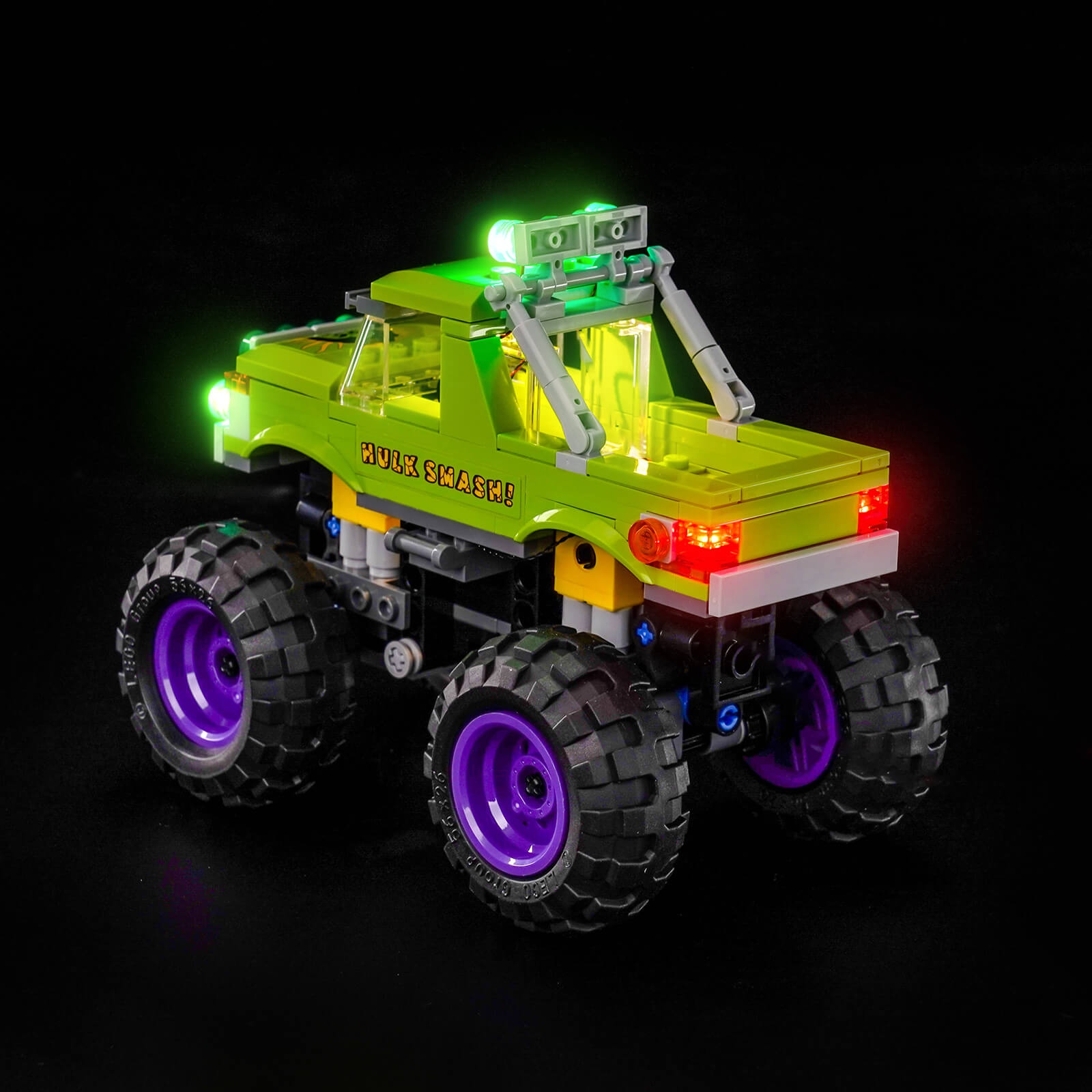 BrickBling Light Kit for LEGO Marvel The Hulk Truck vs. Thanos 76312