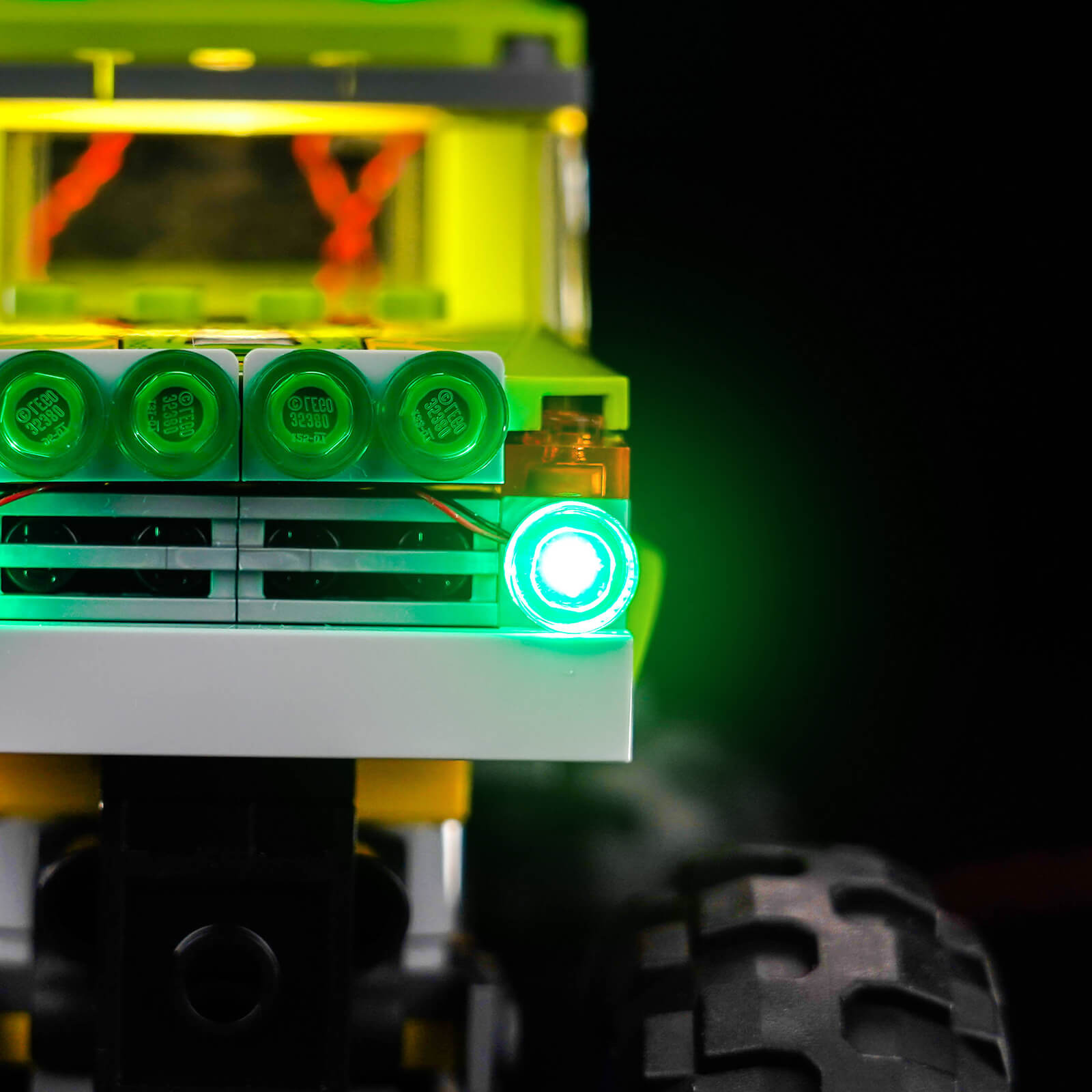 BrickBling Light Kit for LEGO Marvel The Hulk Truck vs. Thanos 76312